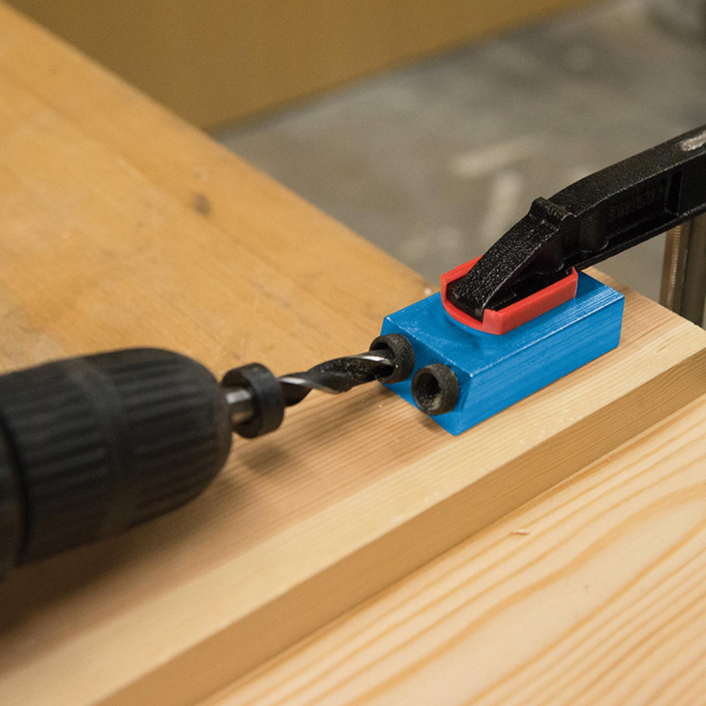 Pocket Hole Drill Jig System Complete New Accurate Kit From Solid Aluminium