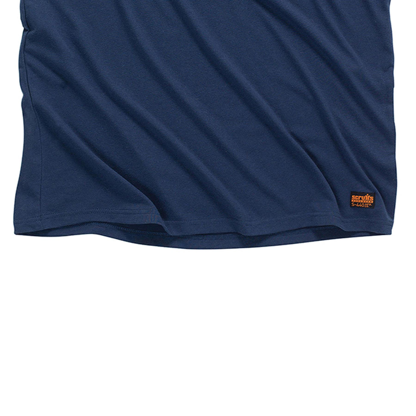 Scruffs Crew Neck T Shirt Short Sleeve Workwear Work Top Navy L