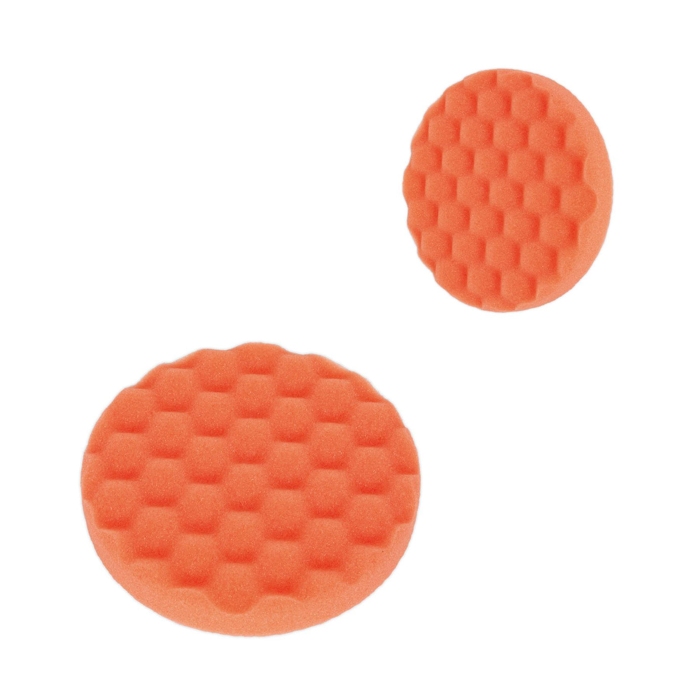 Sealey Buffing & Polishing Foam Head Hook/Loop 150x25mm Orange/Firm
