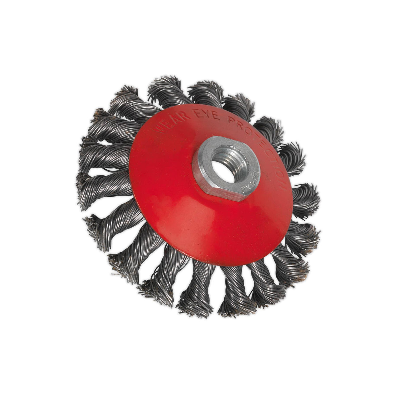 Sealey Conical Wire Brush 100mm M10 x 1.5mm