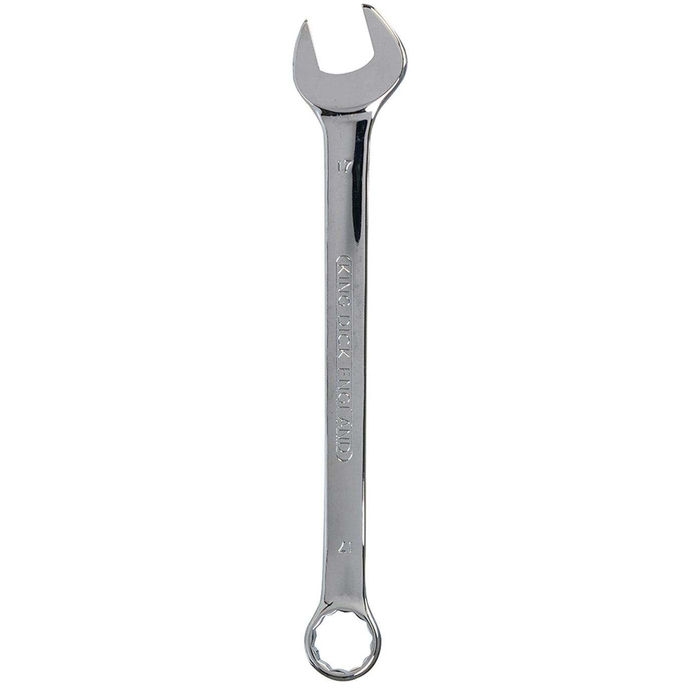 King Dick metric 17 MM polished chrome combination spanner wrenches spanners