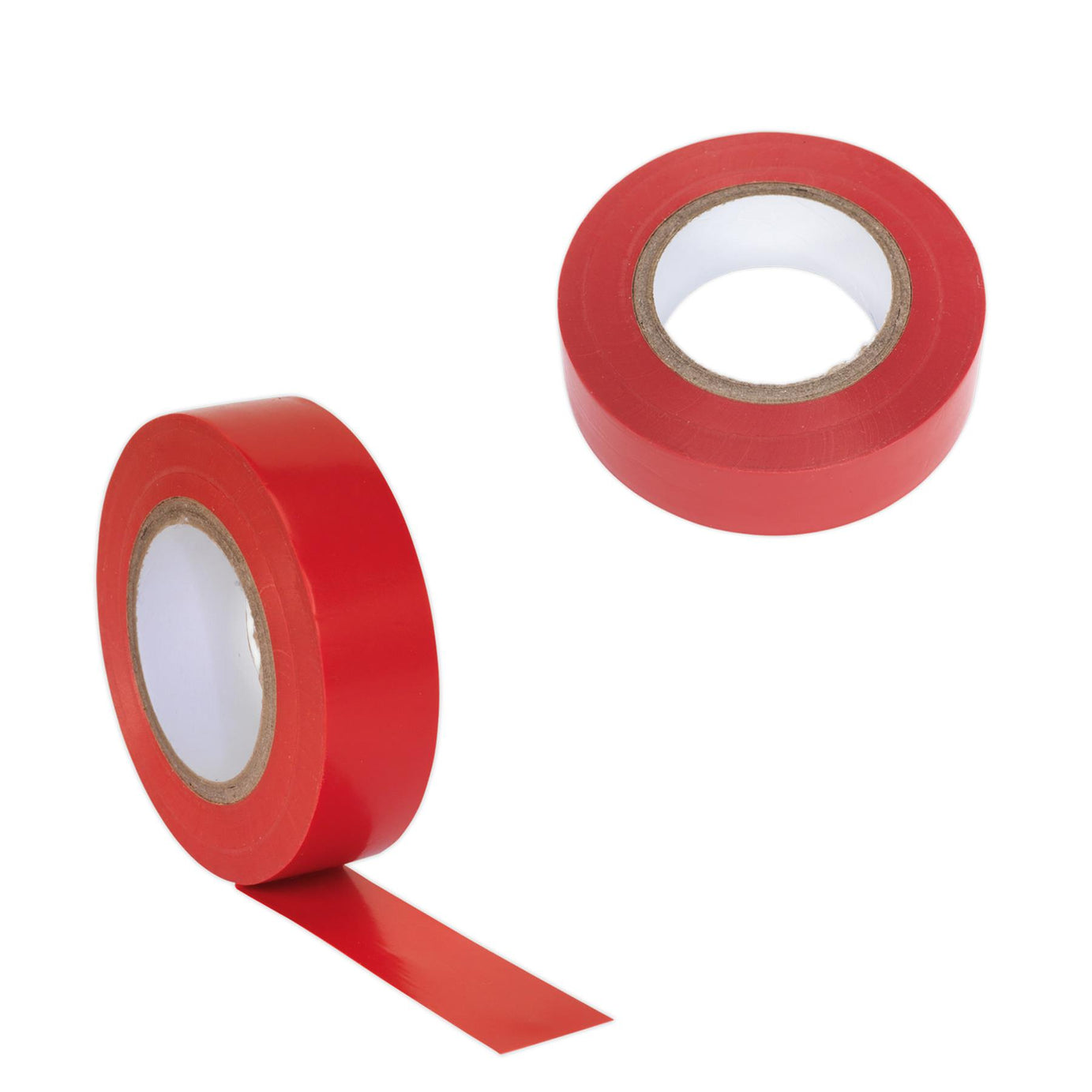 Sealey PVC Insulating Tape 19mm x 20m Red Pack of 10