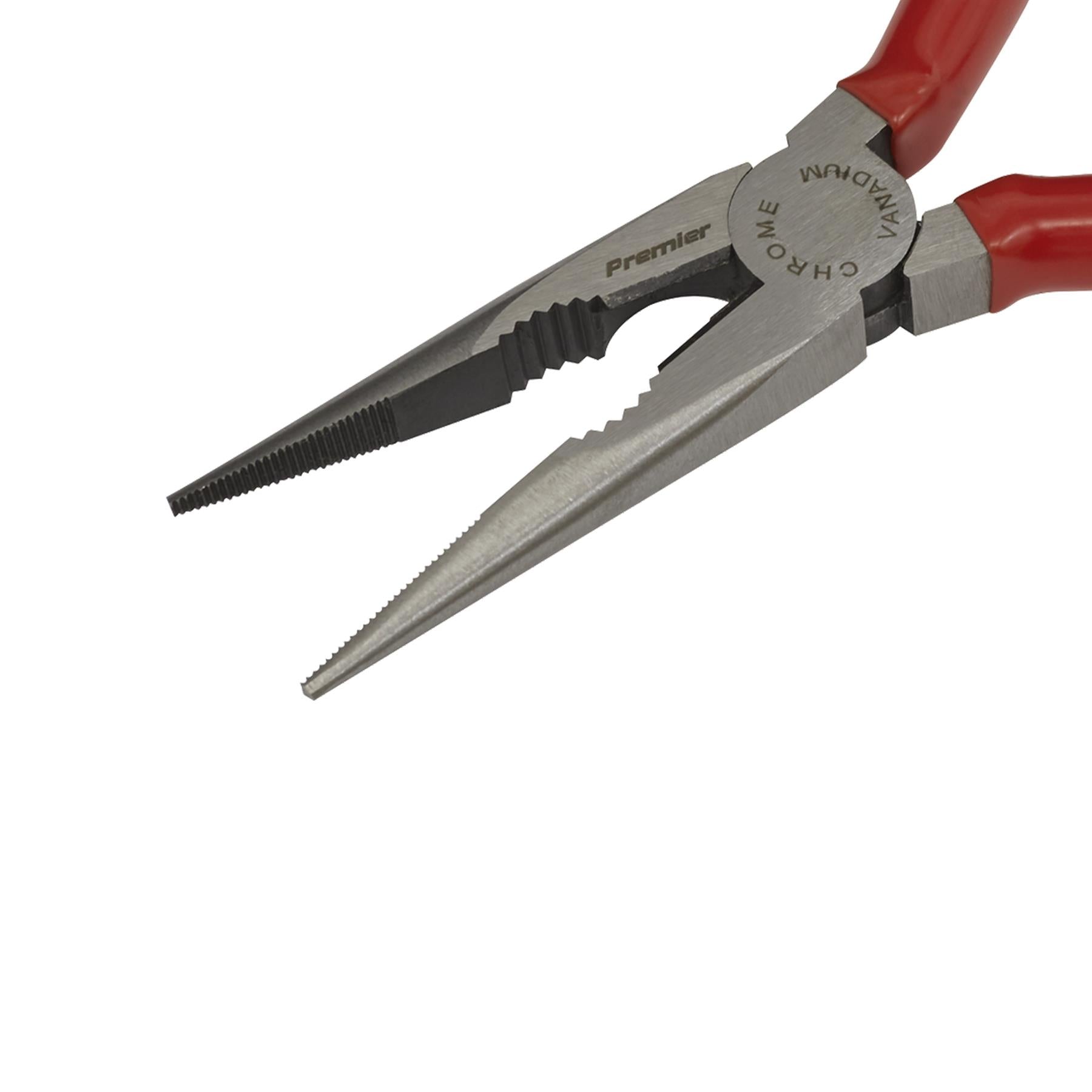 Sealey Long Nose Pliers 170mm Chrome Vanadium Steel