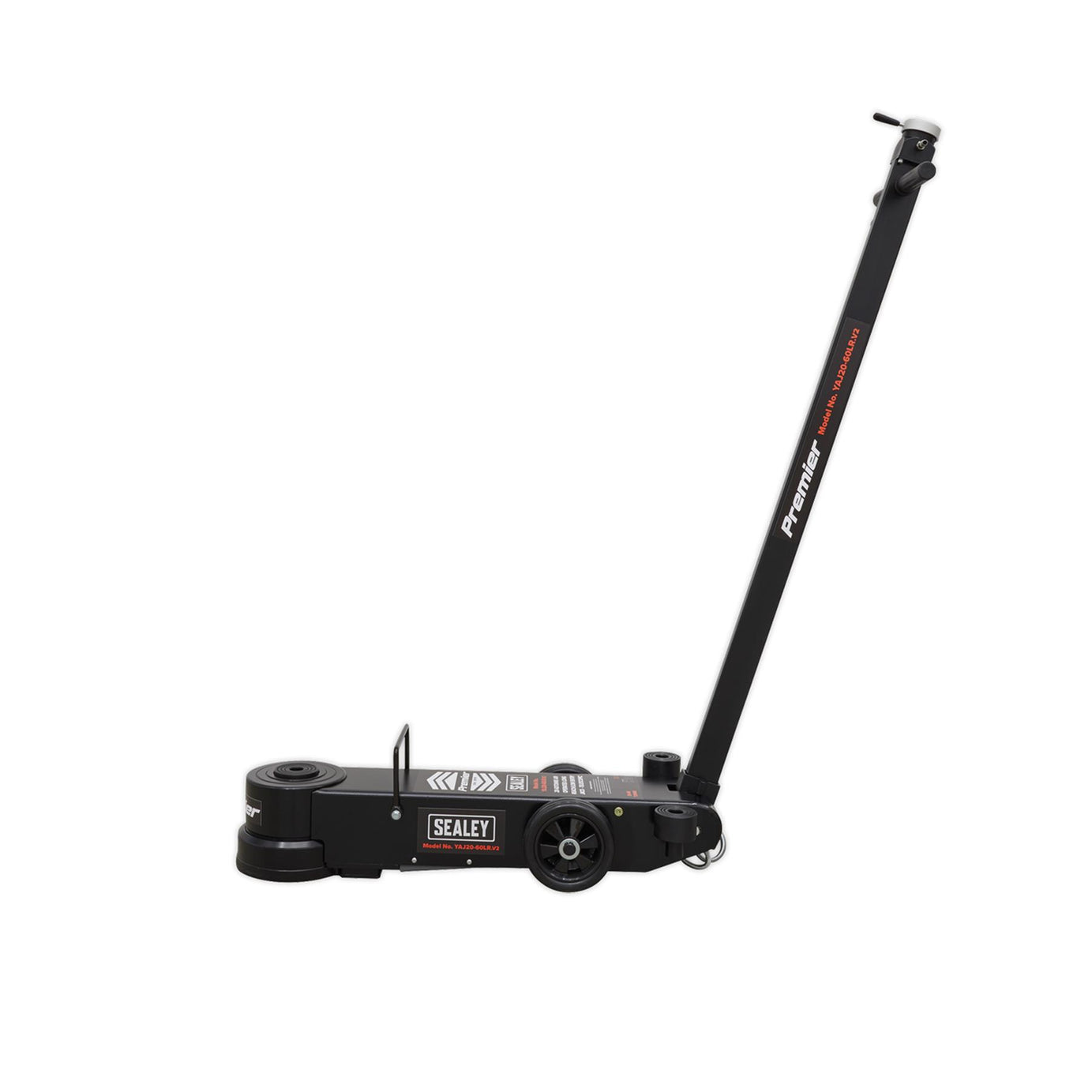 Sealey Air Operated Jack 20-60t Telescopic - Long Reach Low Entry
