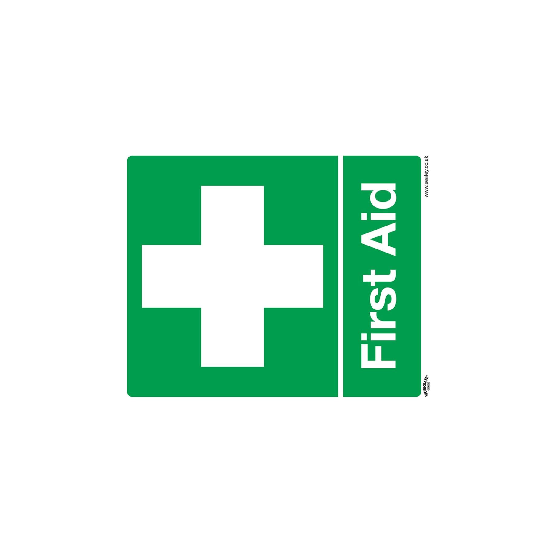 Safety Sign - First Aid - Rigid Plastic