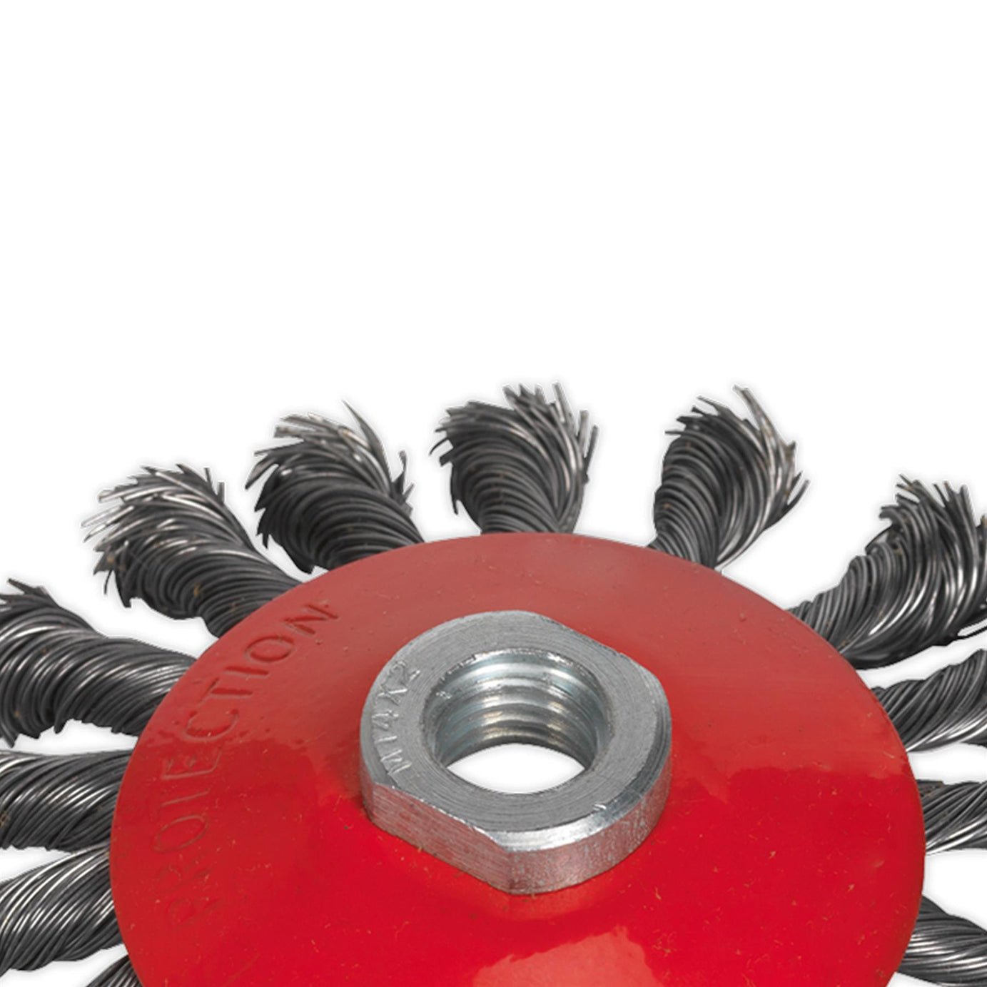 Sealey Conical Wire Brush 115mm M14 x 2mm
