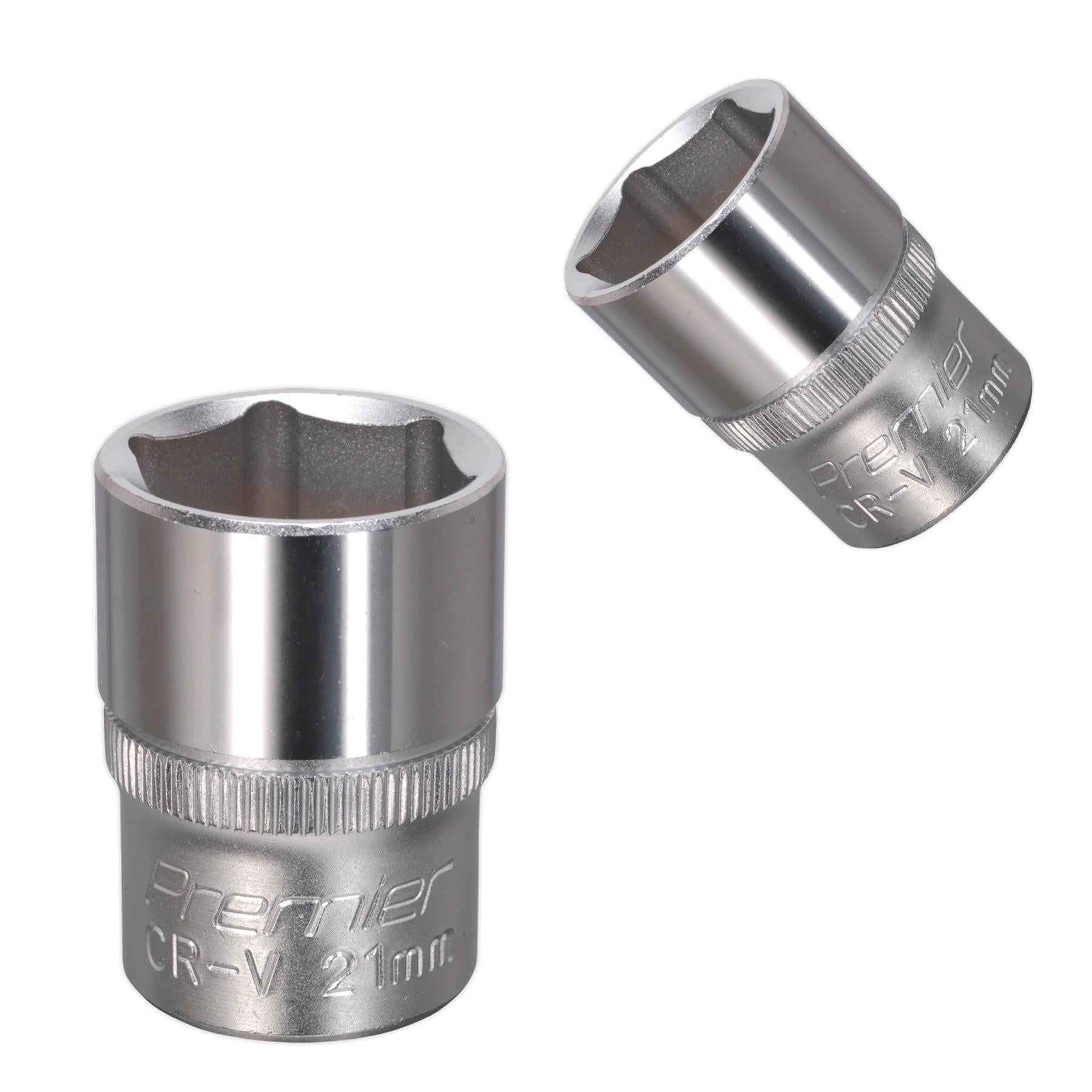 Sealey WallDrive Socket 21mm 1/2"Sq Drive