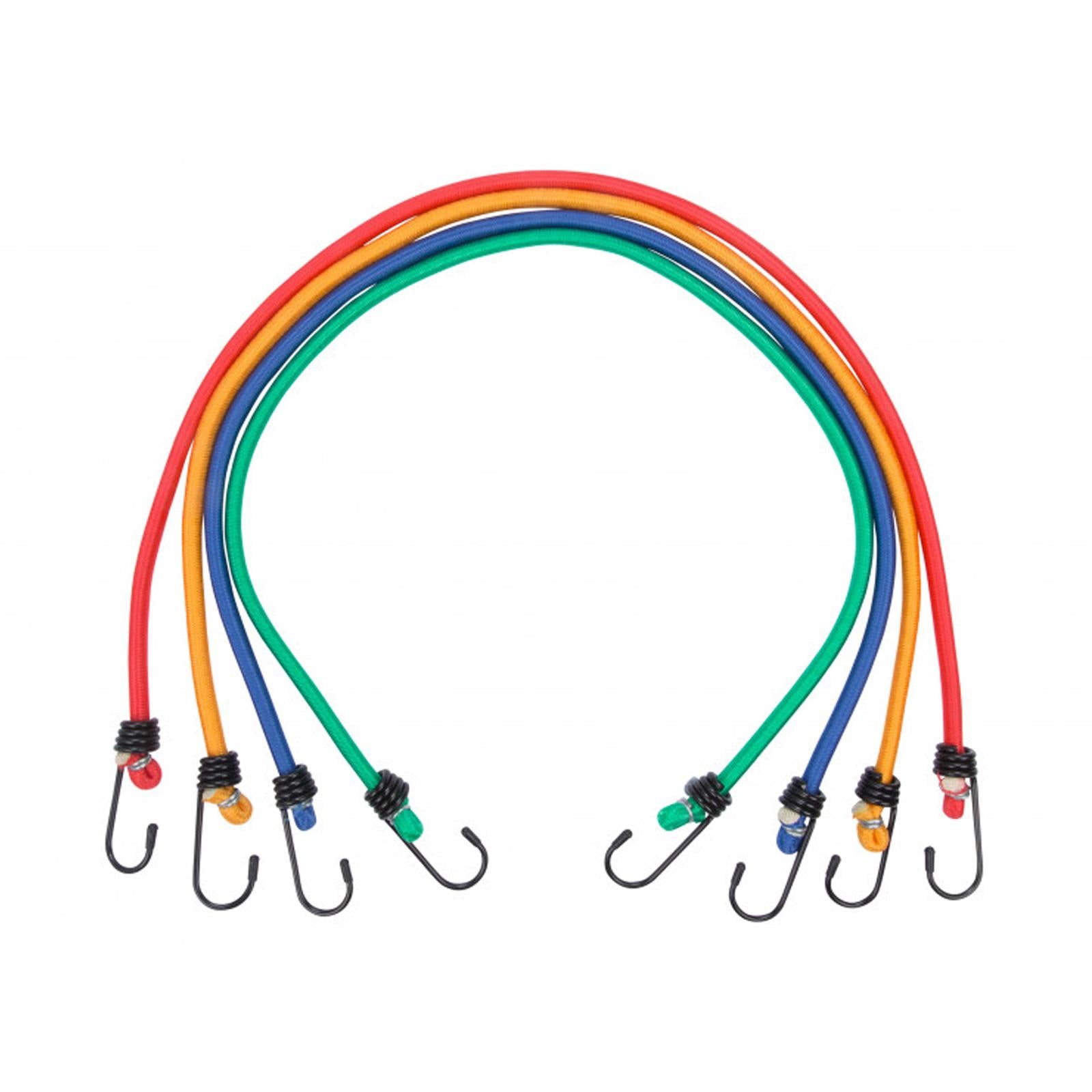 Clearance 75mm Bungee Shock Elastic Stretch Cords Set Of 4pce Heavy Duty