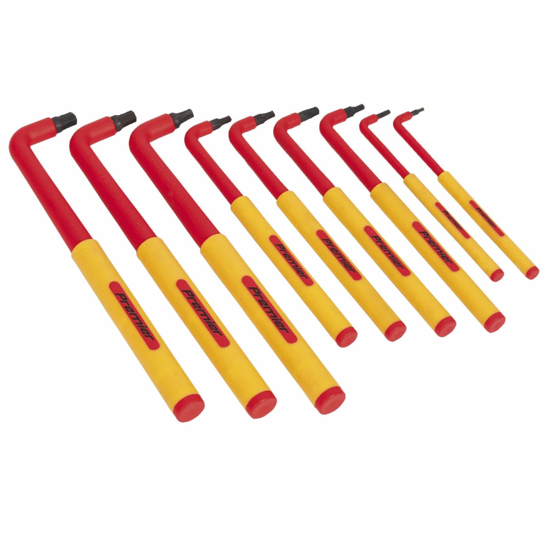 Sealey TRX-Star Key Set 9pc Extra-Long VDE