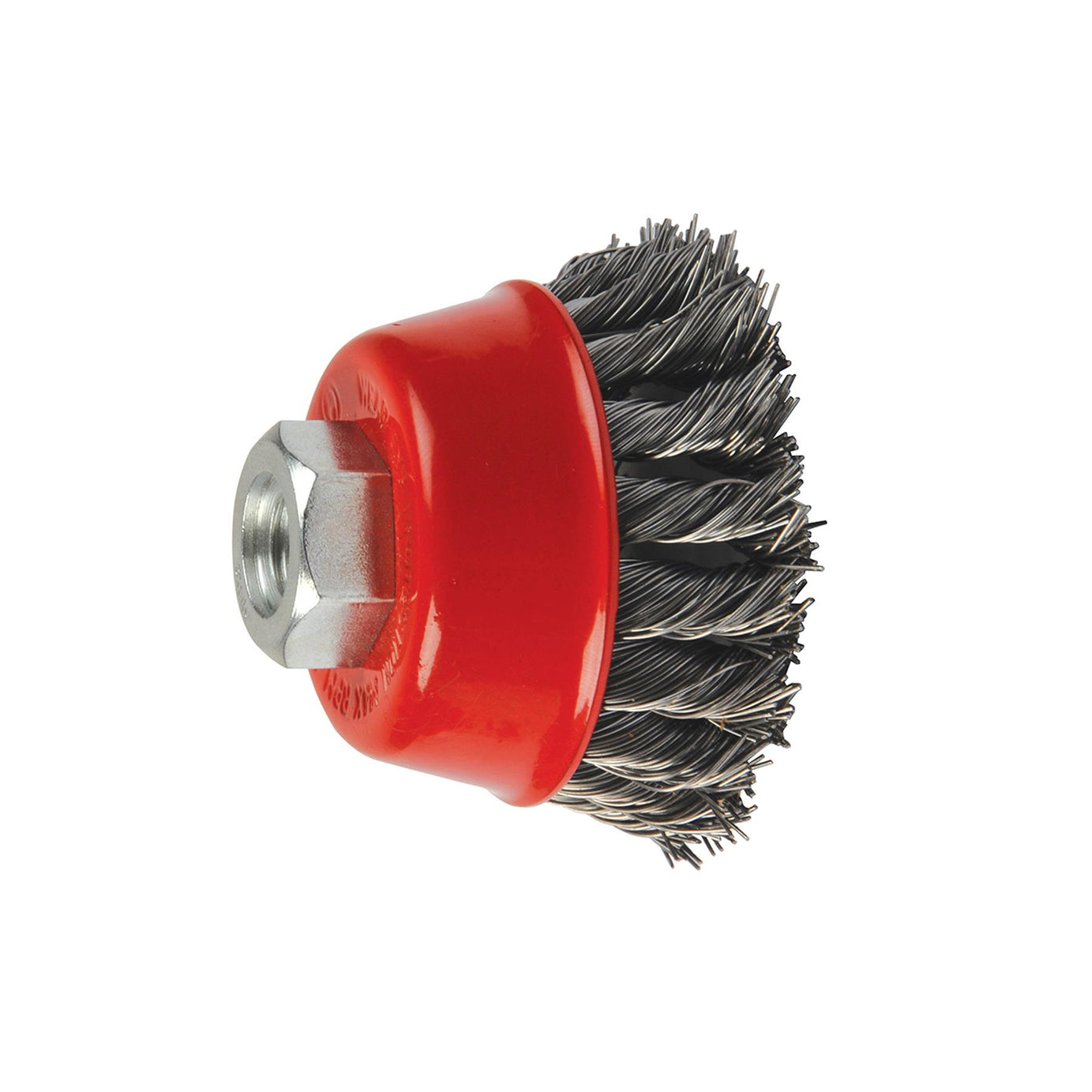 Steel Twist-Knot Bowl Cup 75mm Abrasive Grinding Paint Rust Removal DIY