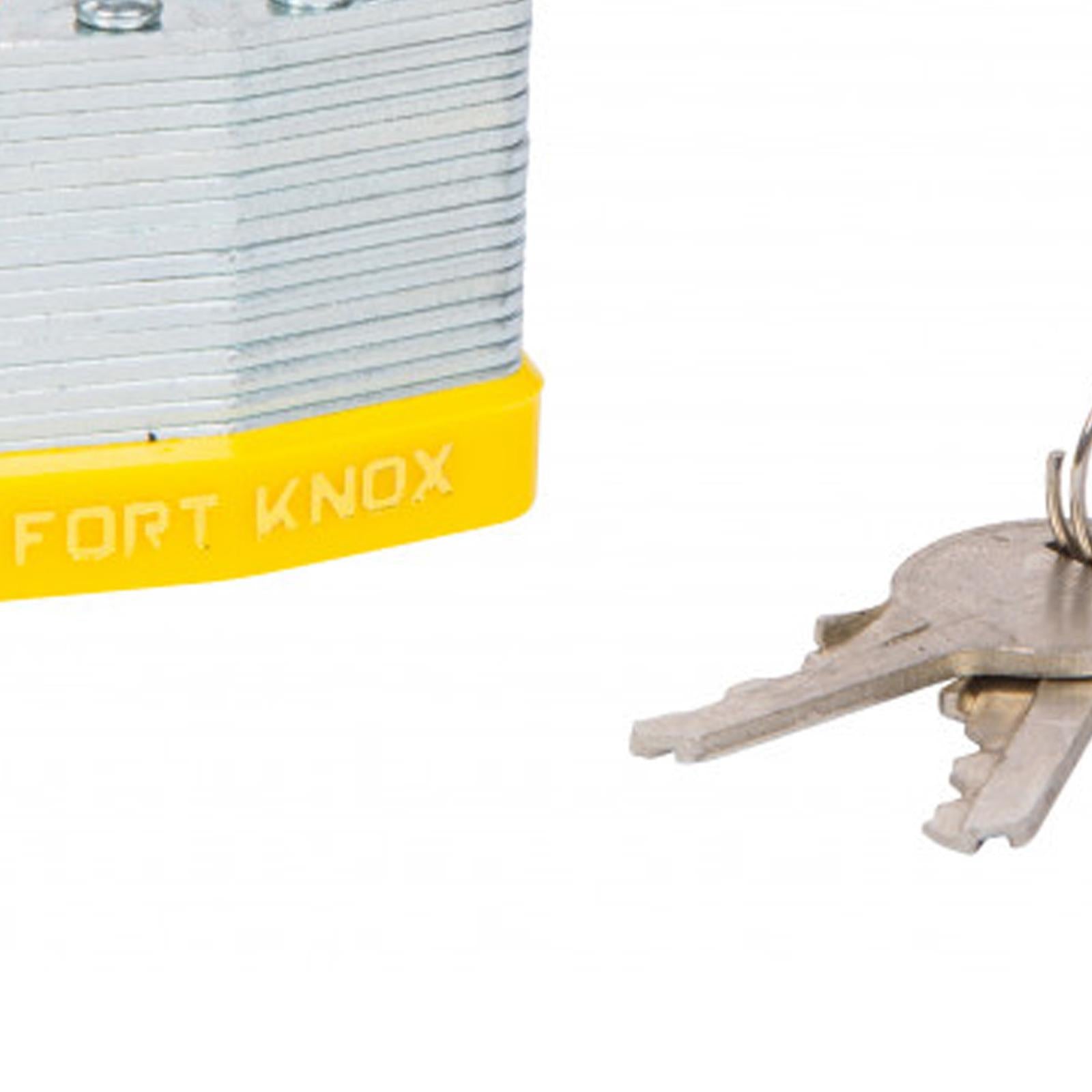 40mm Laminated Steel Padlock & 2 Keys With Hardened Shackle And Bumper BlueSpot