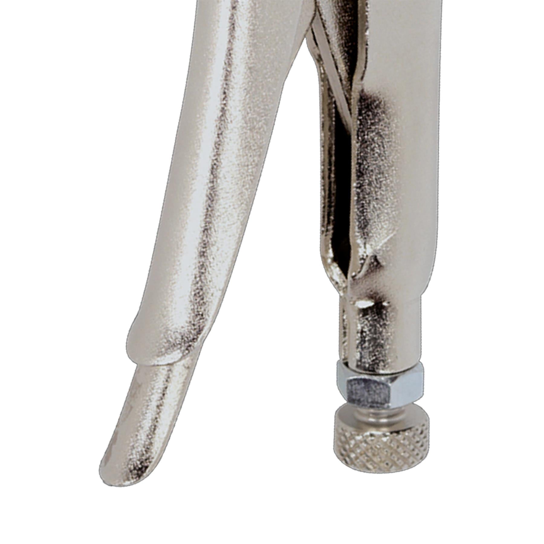 Sealey Locking Pliers Curved Jaws 180mm 0-35mm Capacity