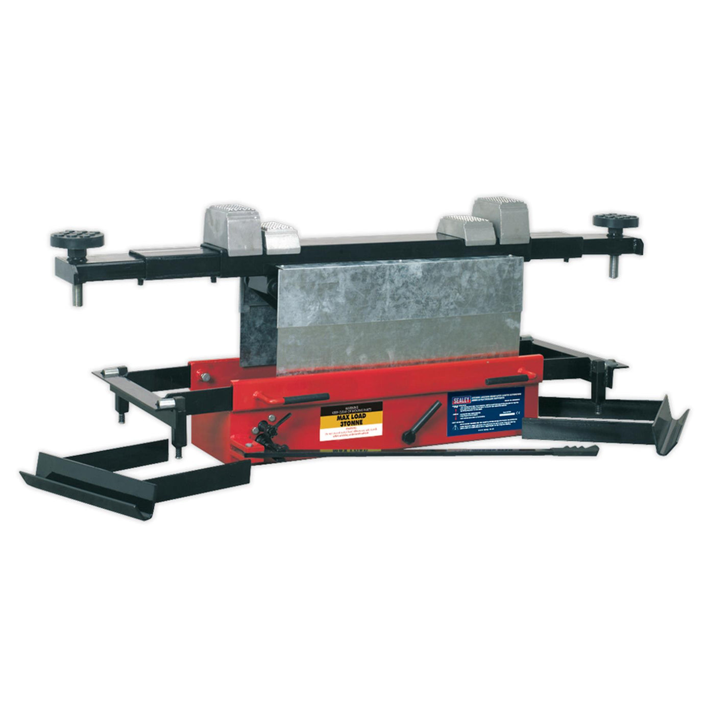 Sealey Jacking Beam 3t with Arm Extenders & Flat Roller Supports