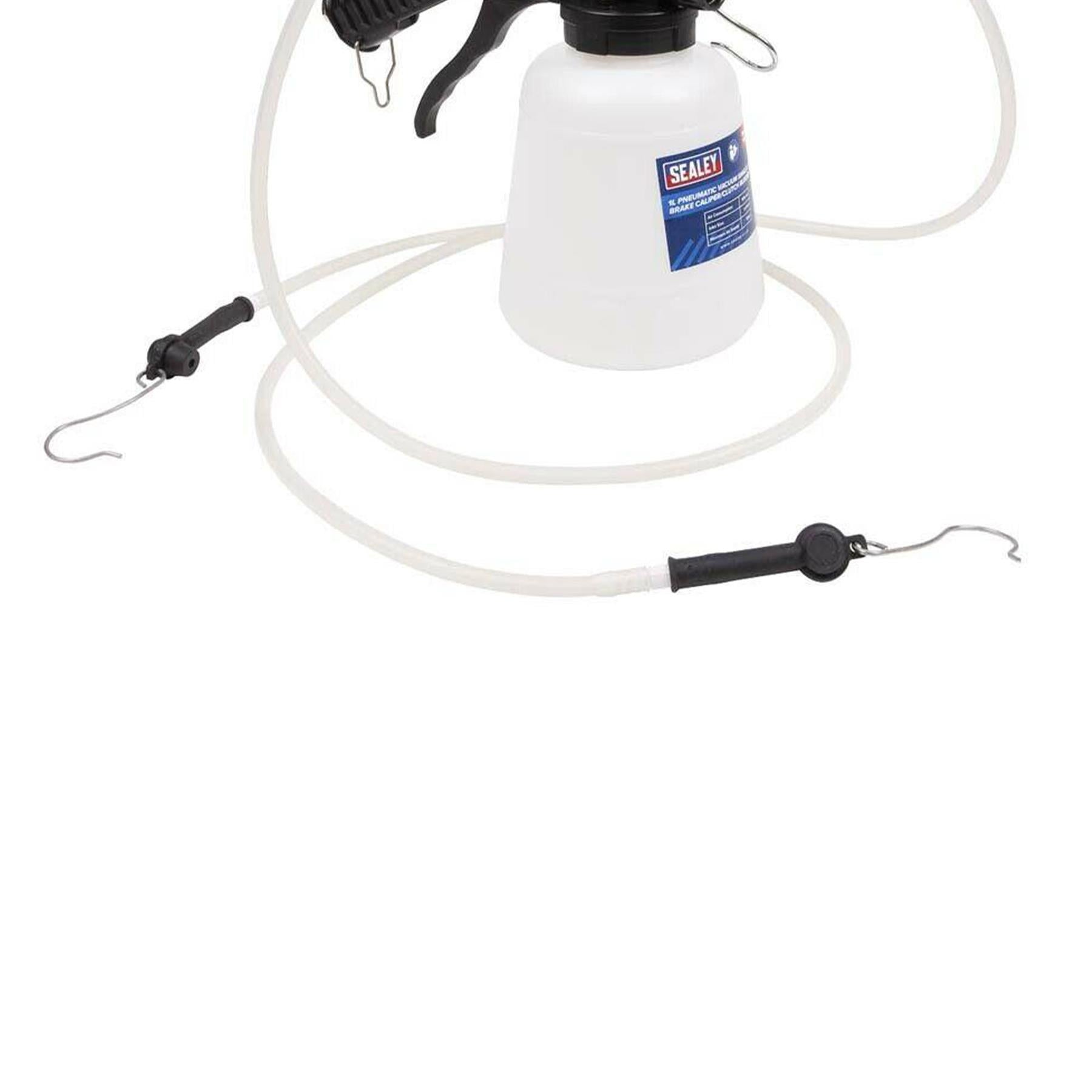 Sealey Brake Caliper/Clutch Bleeder 1L Pneumatic Vacuum Single/Twin