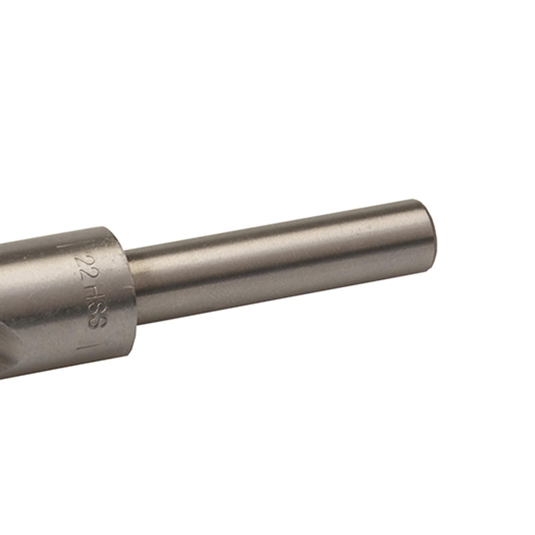 Hss Blacksmiths Drill Bit 22mm - Steel Plastic Wood Aluminium Heavy Duty