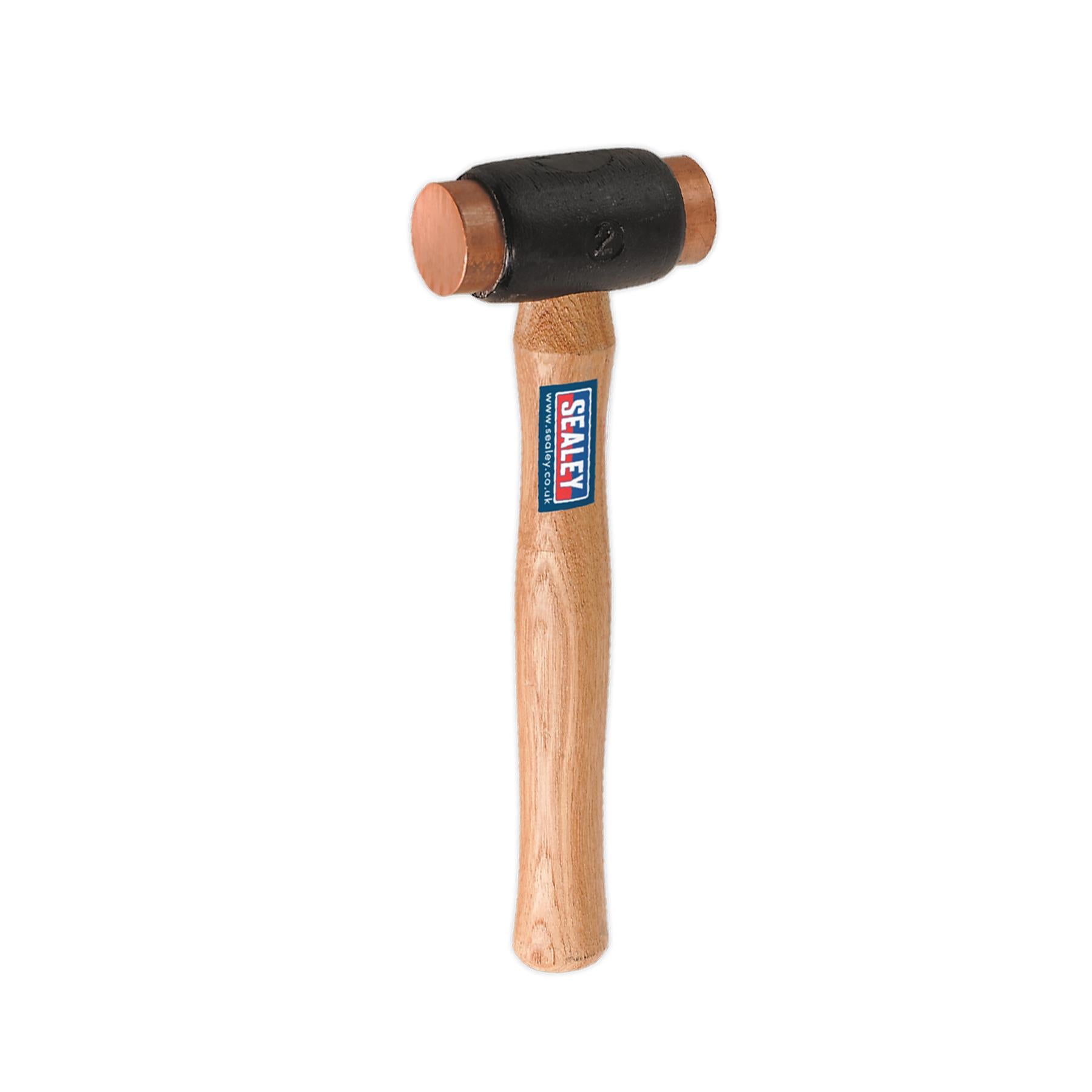 Sealey Copper Faced Hammer 2.75lb Hickory Shaft