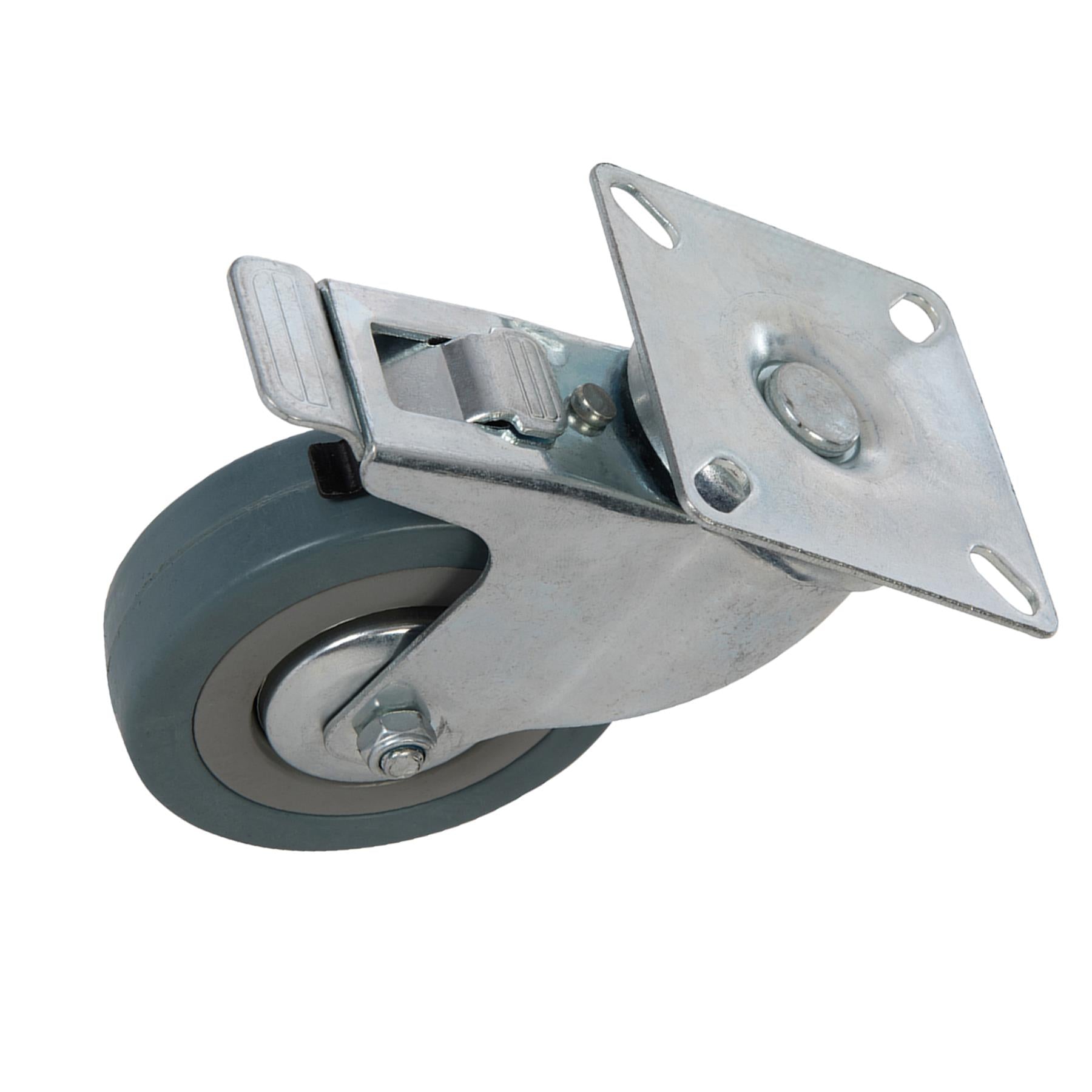 Heavy Duty Swivel Rubber Castor Caster Wheels Cart Wheel 75mm