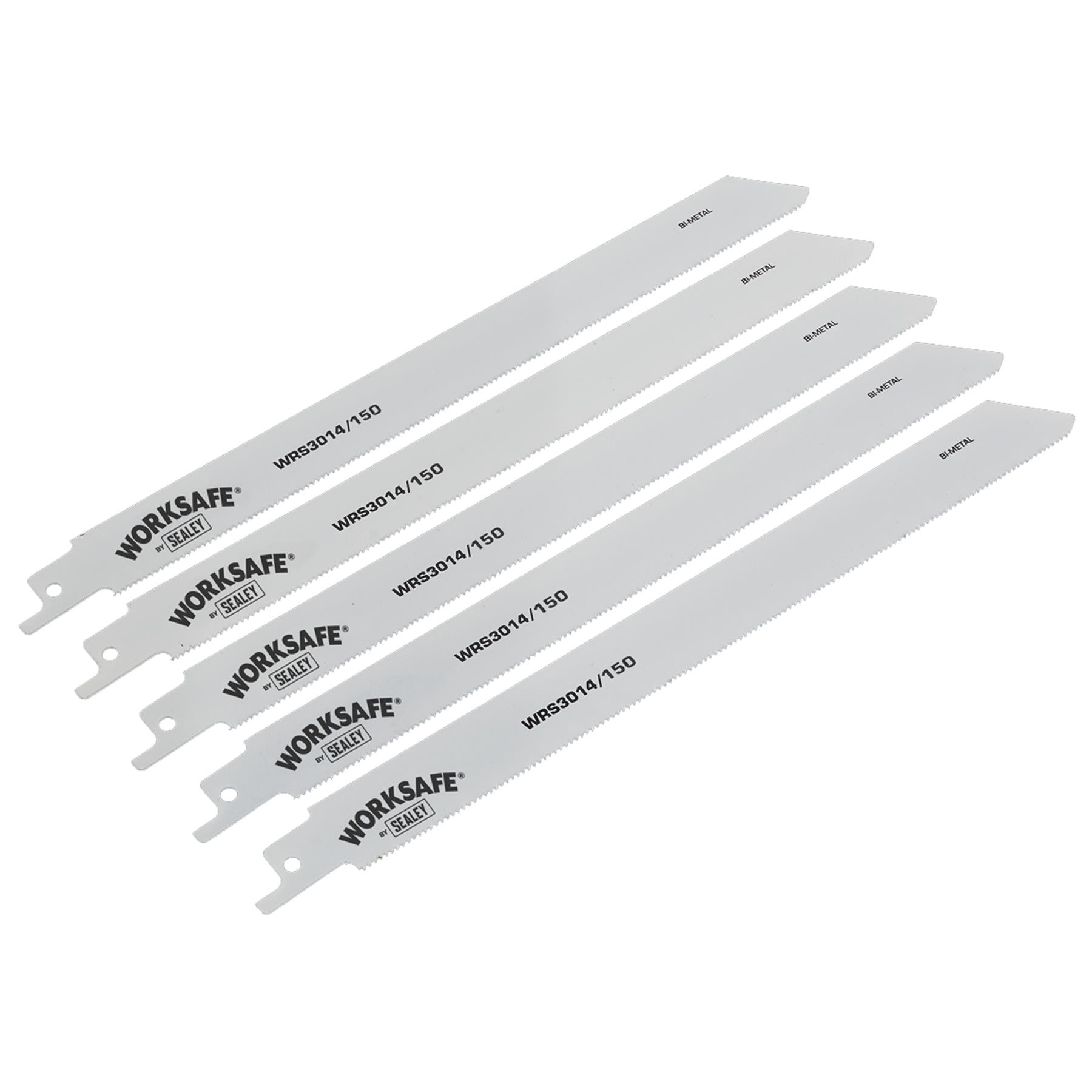 Sealey Reciprocating Saw Blade 150mm 18tpi - Pack of 5