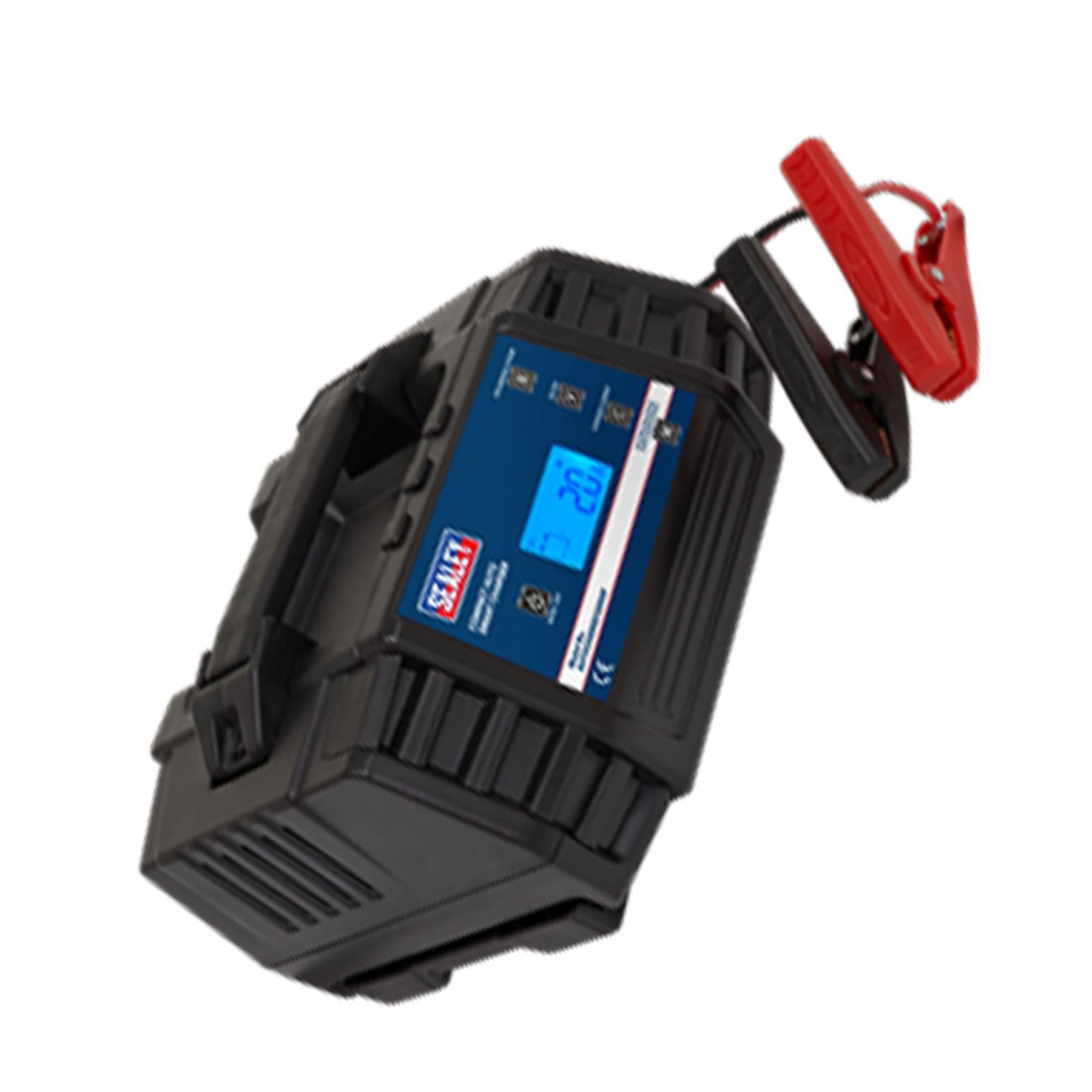 Sealey Compact Auto Smart Charger 12A 12/24V
