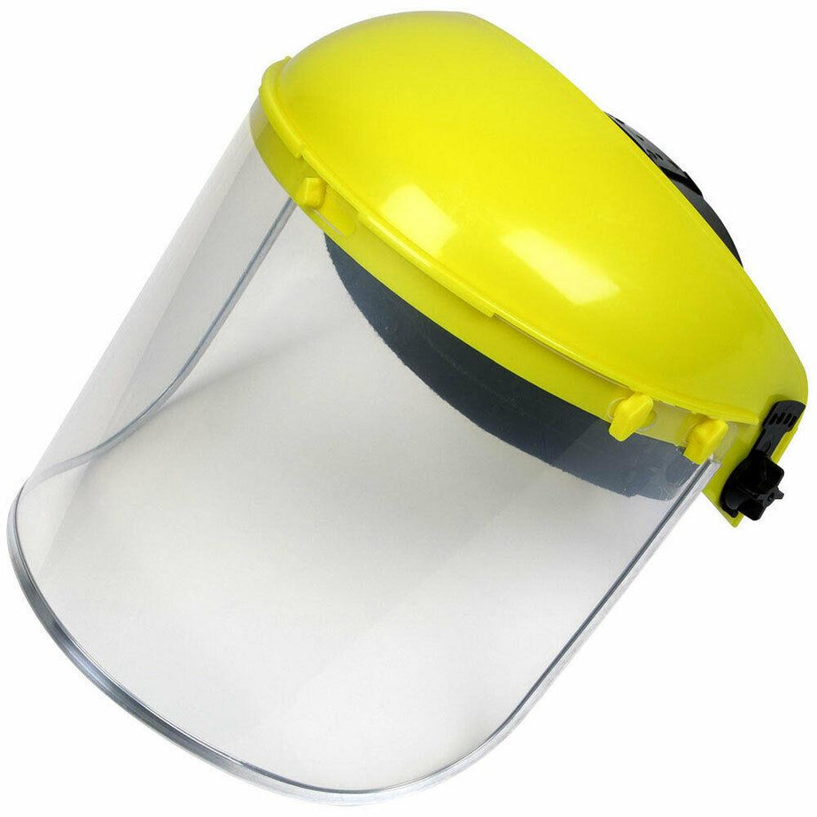 Sealey Brow Guard & Full Face Shield with Adjustable Head Band