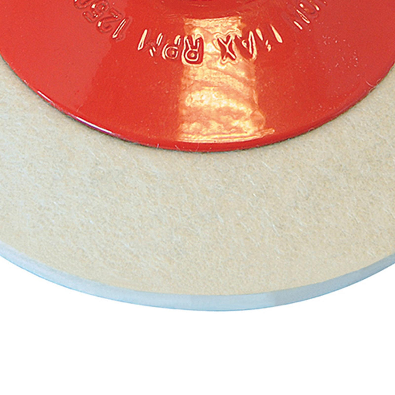 Car Boat Body Paintwork Polish Bevelled Felt Buffing Wheel 115mm New