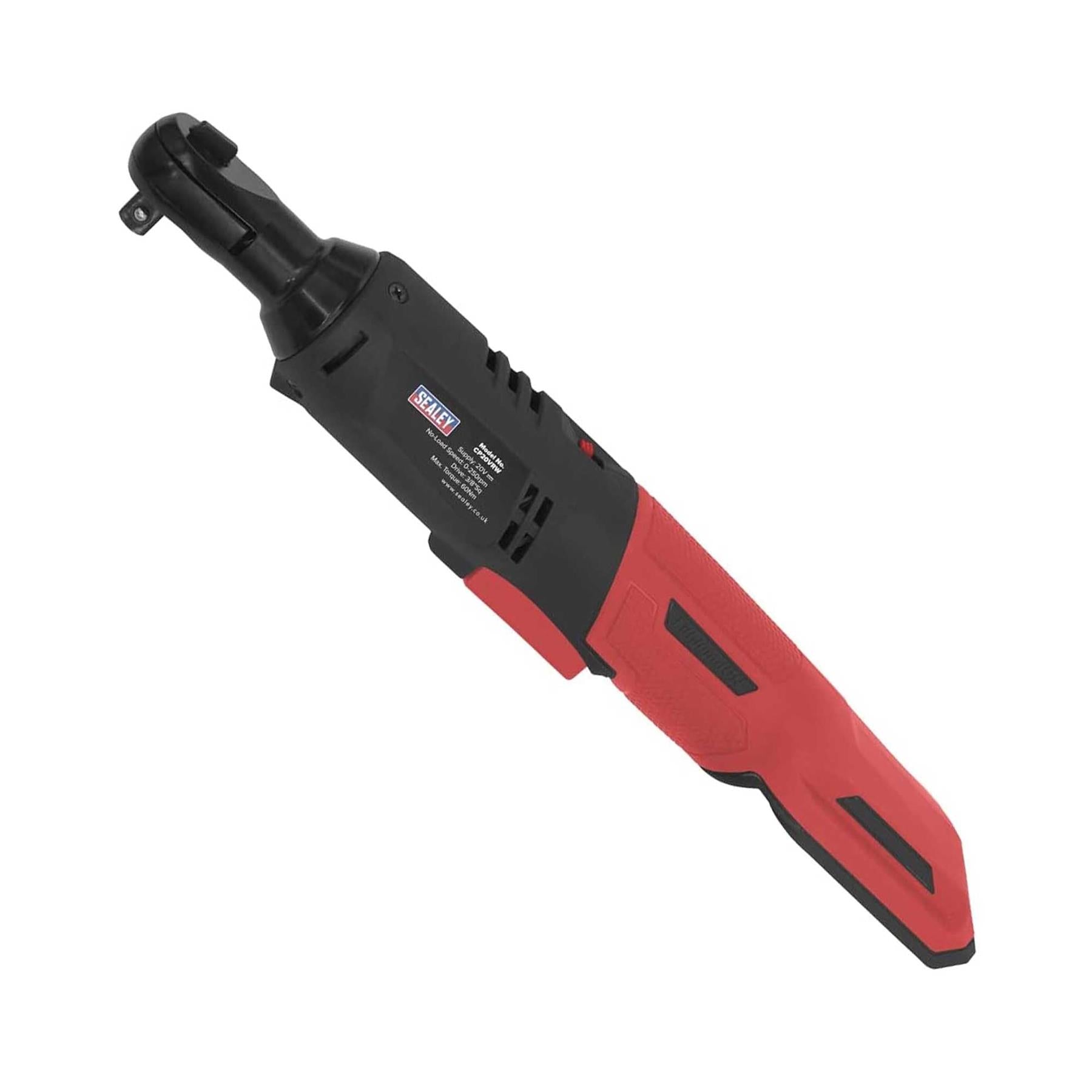 Sealey Ratchet Wrench 20V SV20 Series 3/8"Sq Drive 60Nm - Body Only