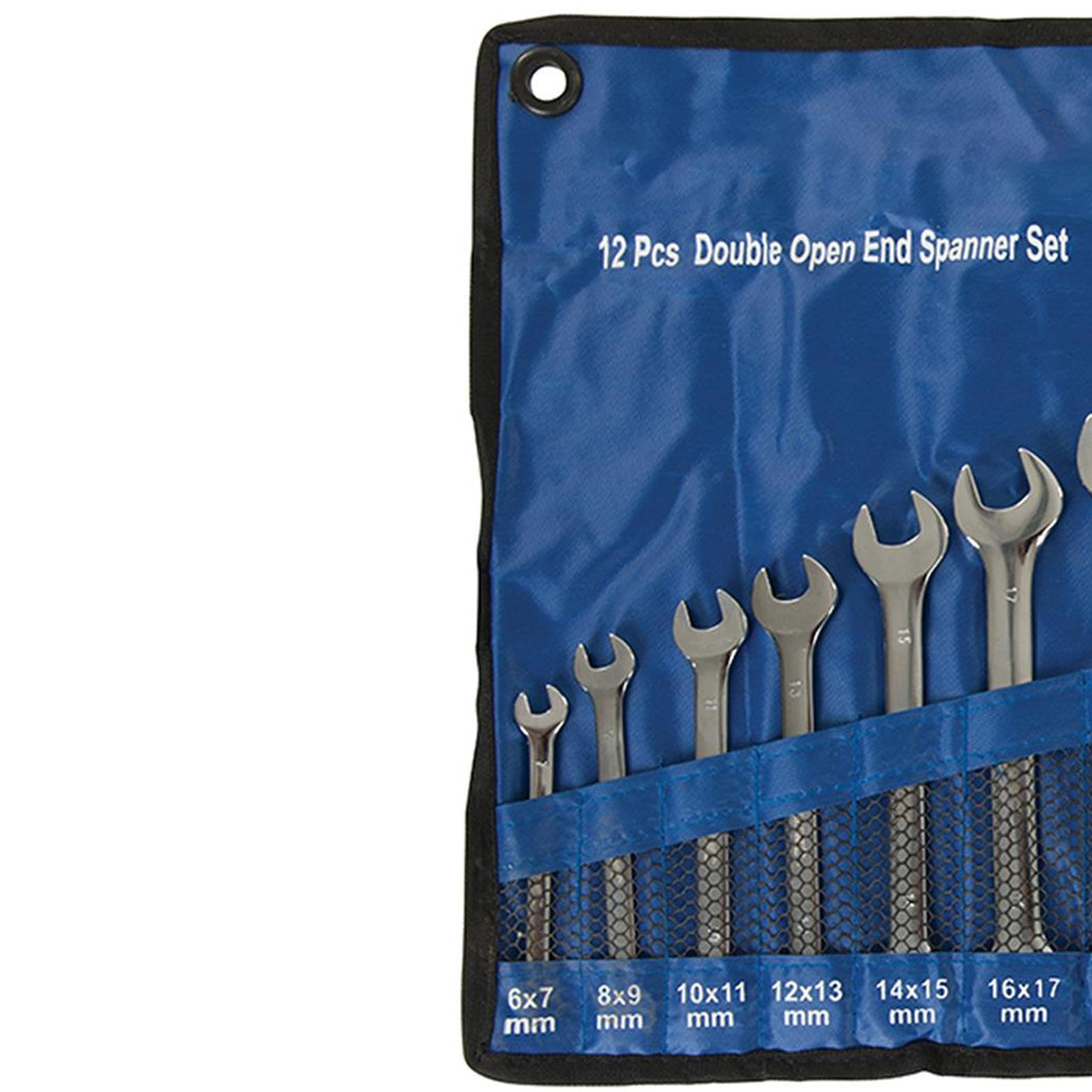Open Ended Spanner Set 12pce 6 - 32mm Wrench Garage Mechanic Hand Tool
