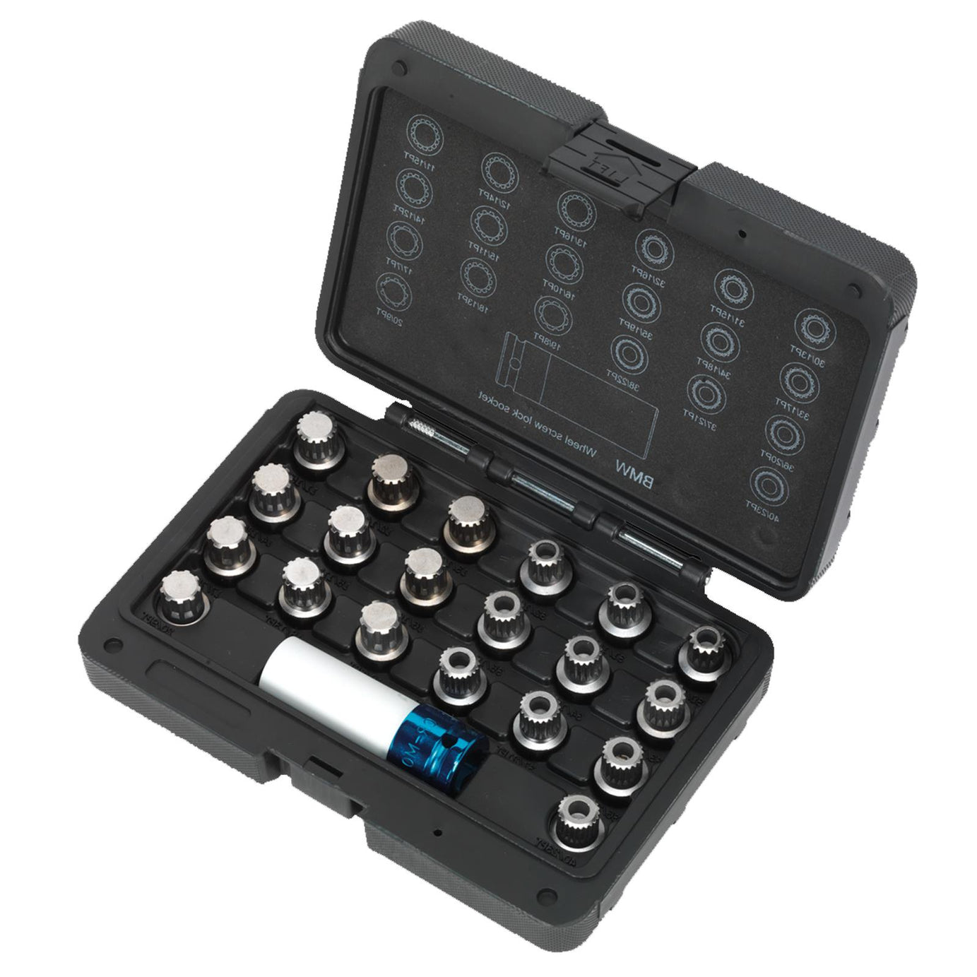 Sealey Locking Wheel Nut Key Set 21pc - BMW & Mini