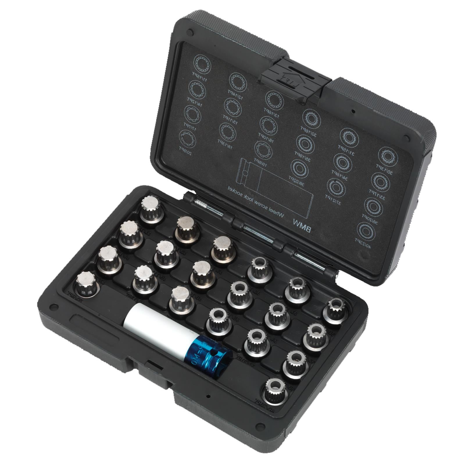 Sealey Locking Wheel Nut Key Set 21pc - BMW & Mini