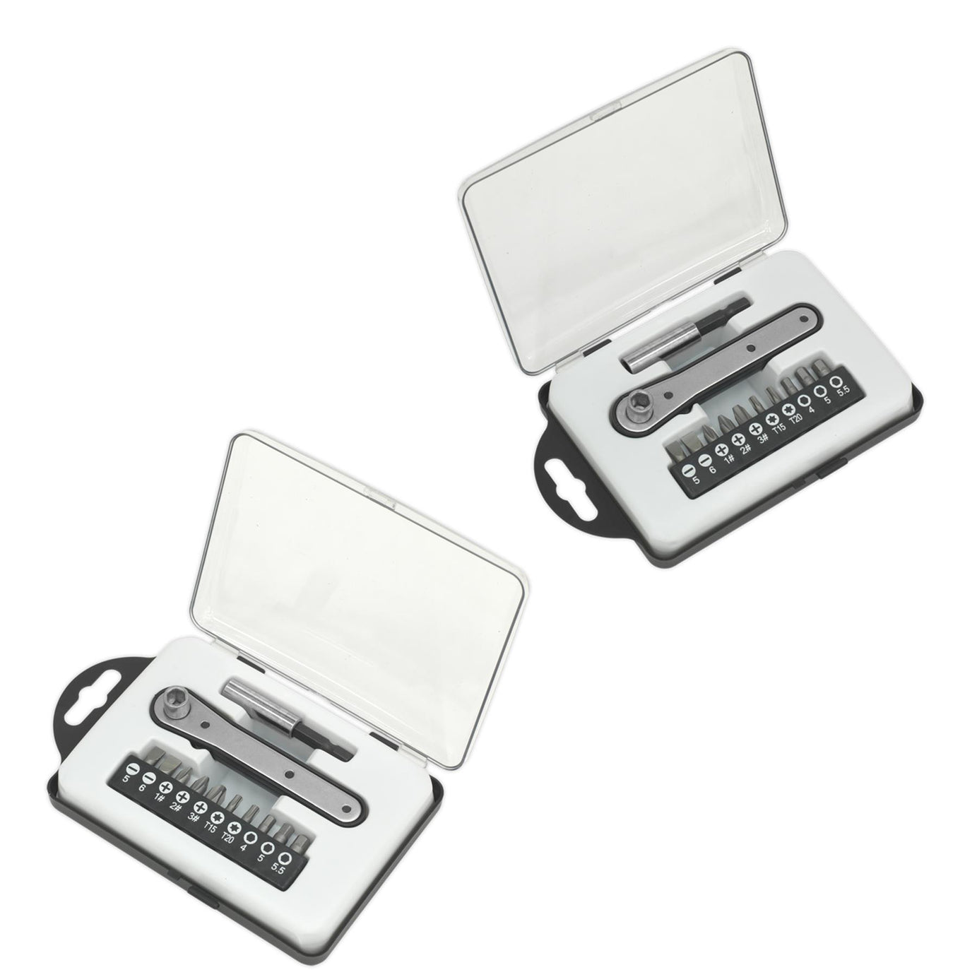 Sealey 1/4"Hex Bit  Ratchet Driver Bit Set 12pc