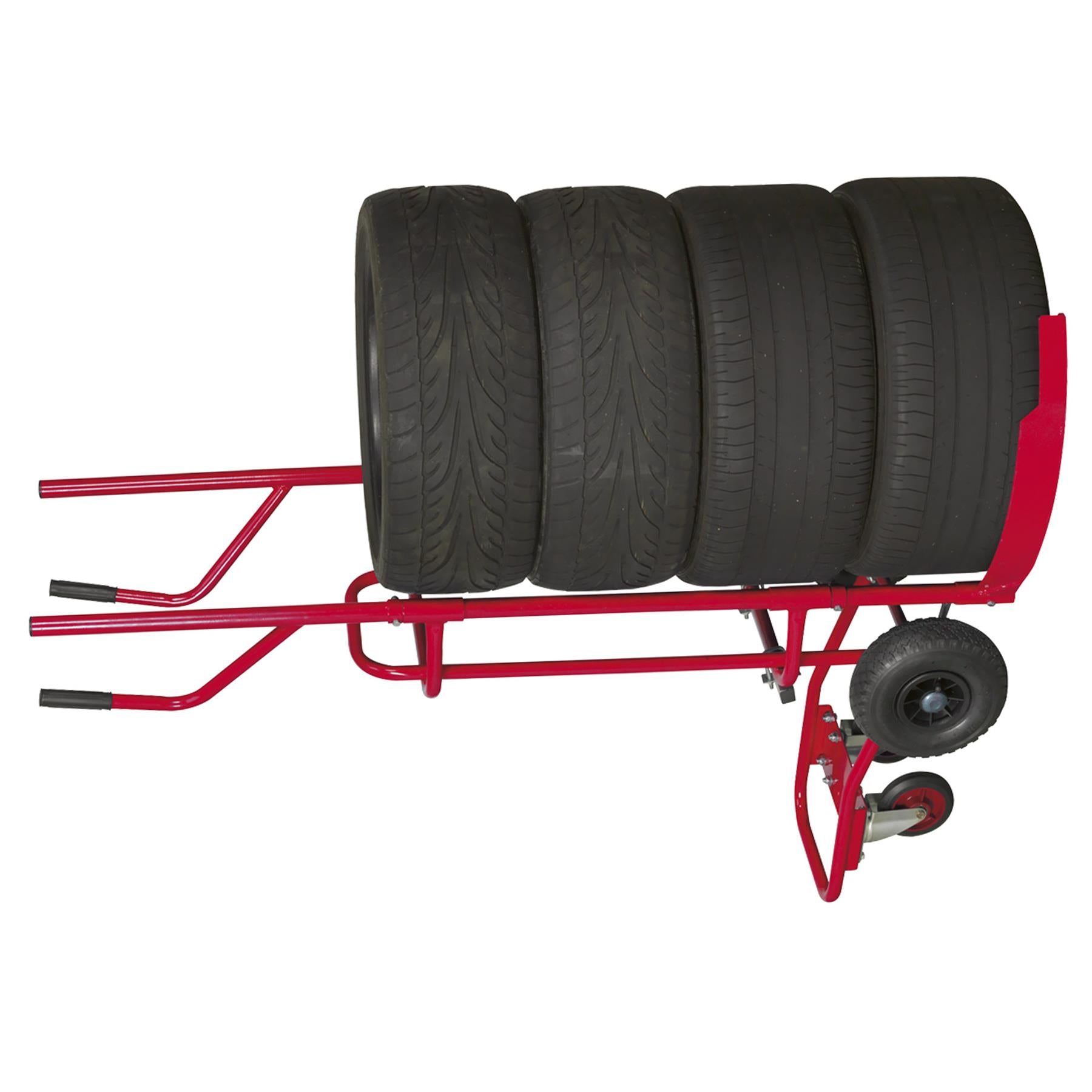 Sealey Tyre Trolley 150kg Capacity Garage Workshop DIY