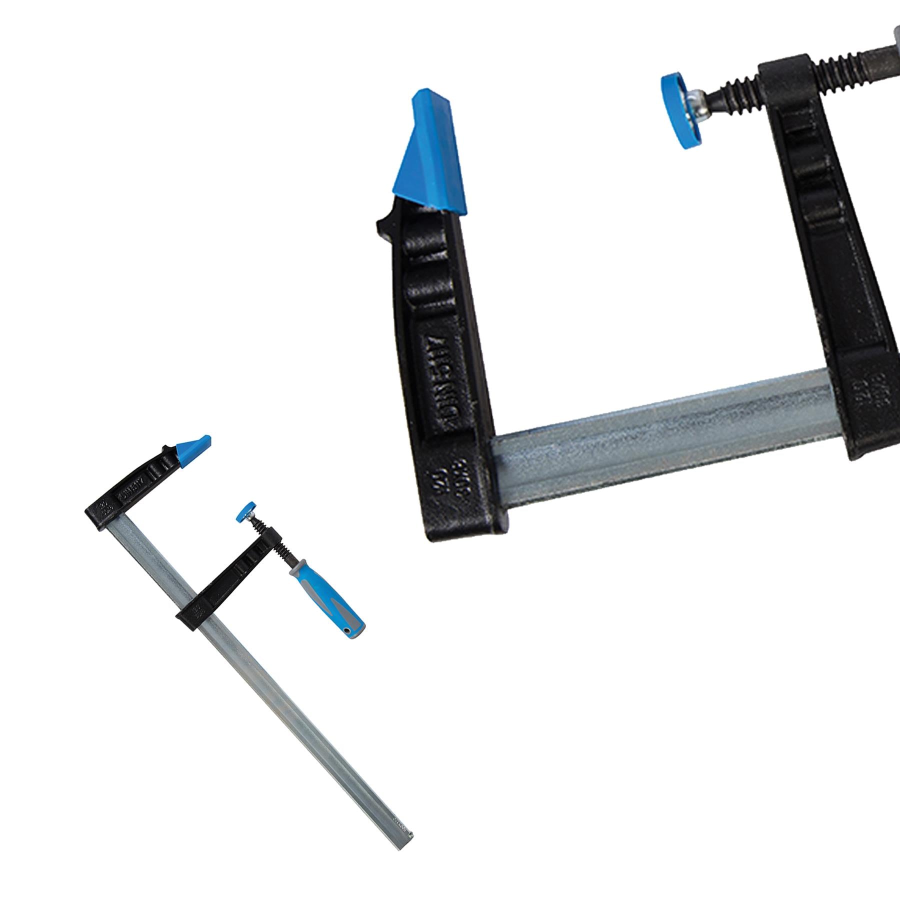 F-Clamp Heavy Duty Deep Capacity - 500 X 120mm - High Impact Soft-Grip Handles