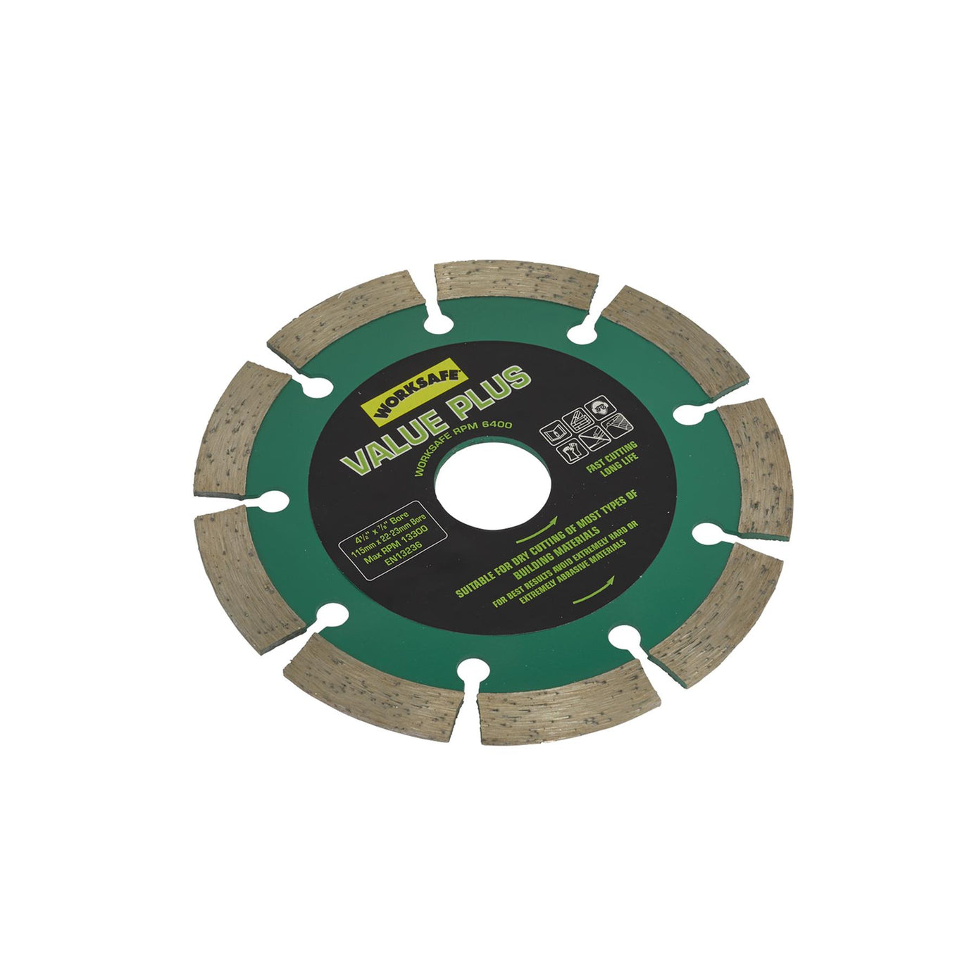 Sealey Value Plus Diamond Blade Ø115 x 22mm