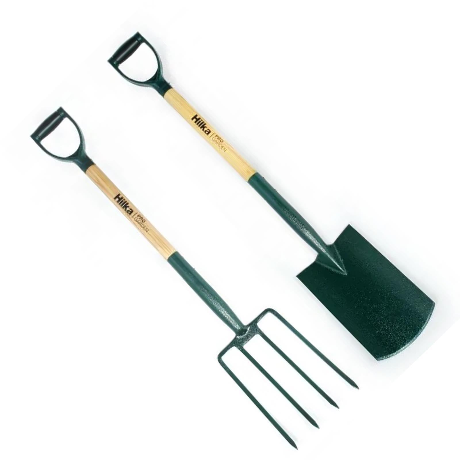 Durable 2-Piece Carbon Steel Digging Spade