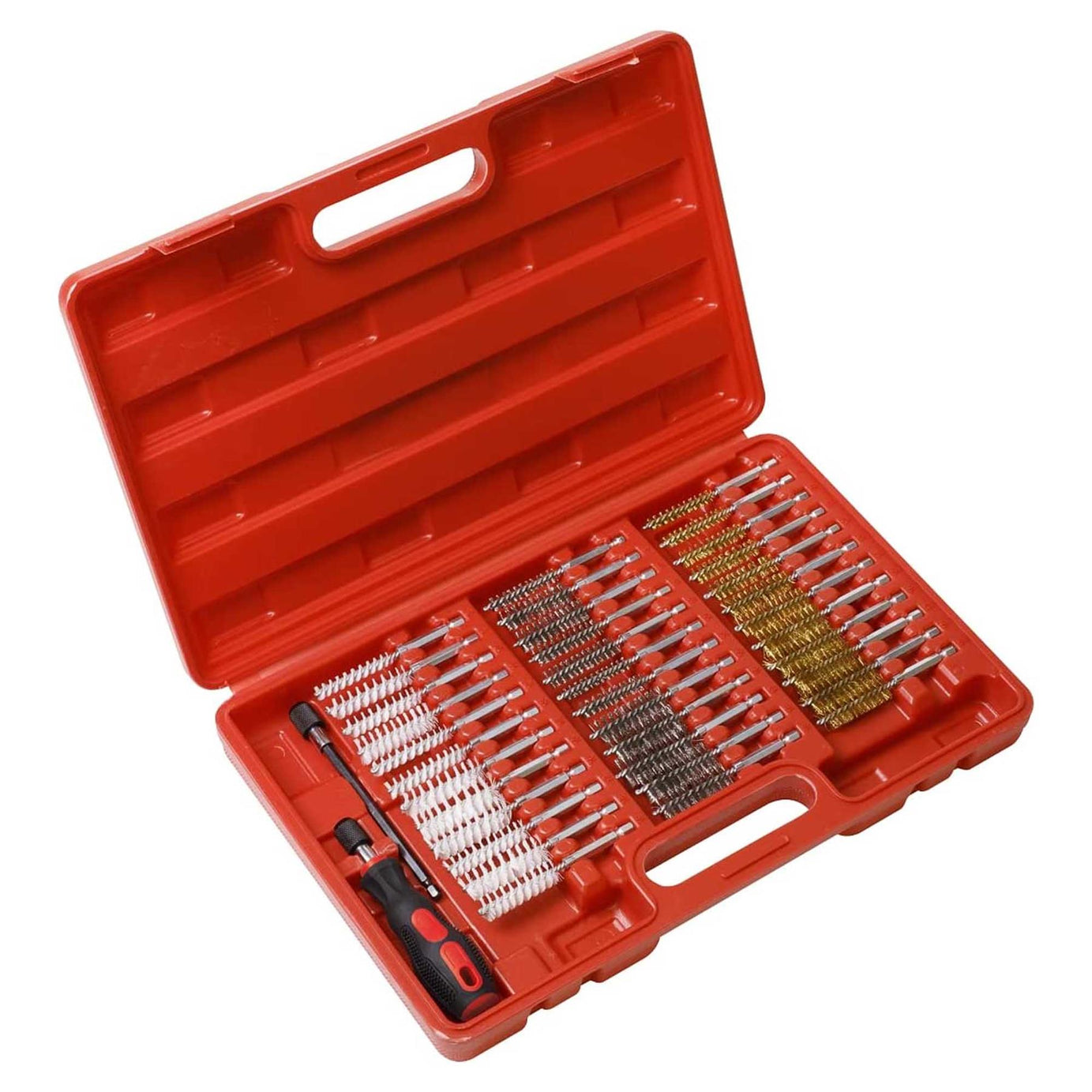 Sealey 38pc Cleaning Brush Set Injector Bore