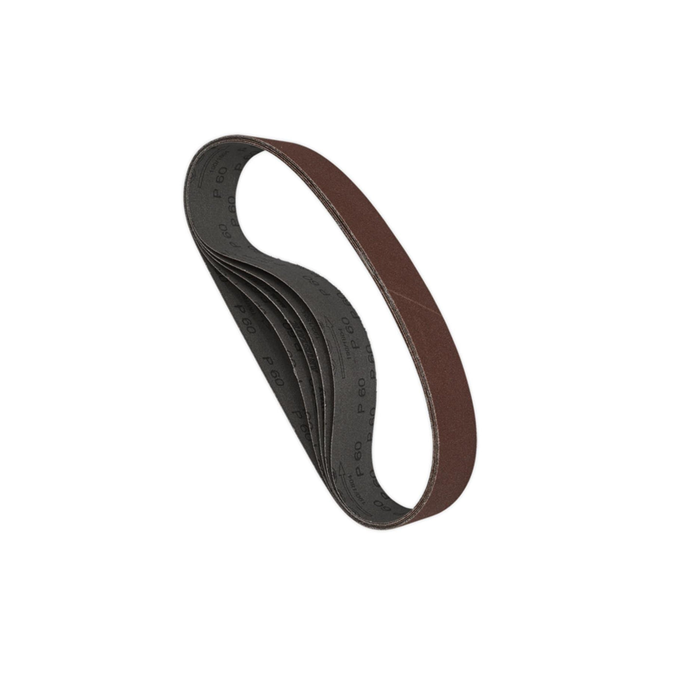 Sealey Sanding Belt 50 x 686mm 60Grit Pack of 5