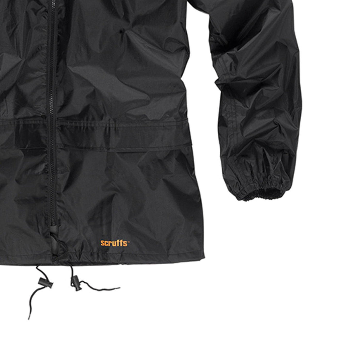 Rain Jacket & Waterproof Trousers 2 Piece Suit Scruffs Workwear/Motorbike-LARGE