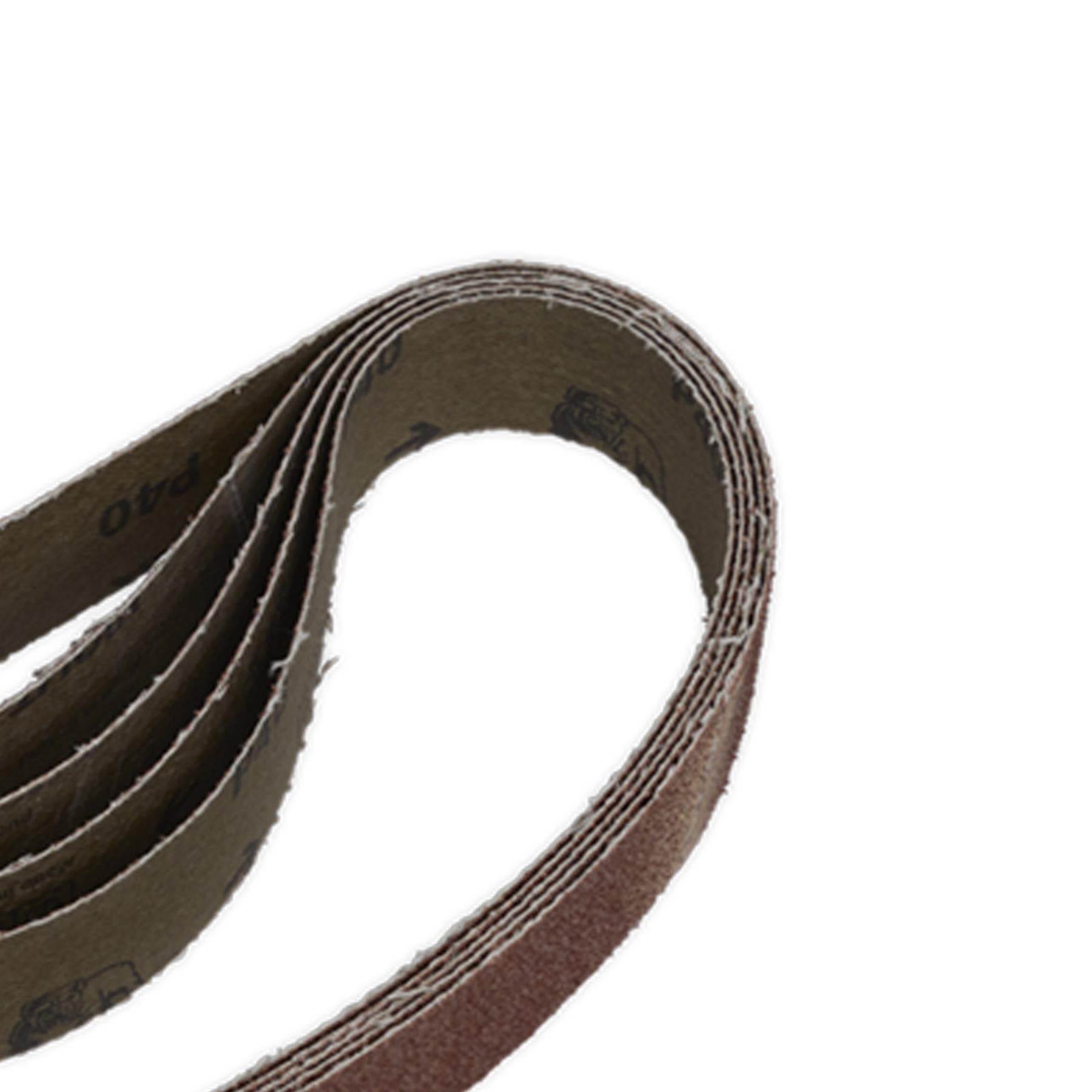 Sealey Sanding Belt 30 x 540mm 40Grit Pack of 5
