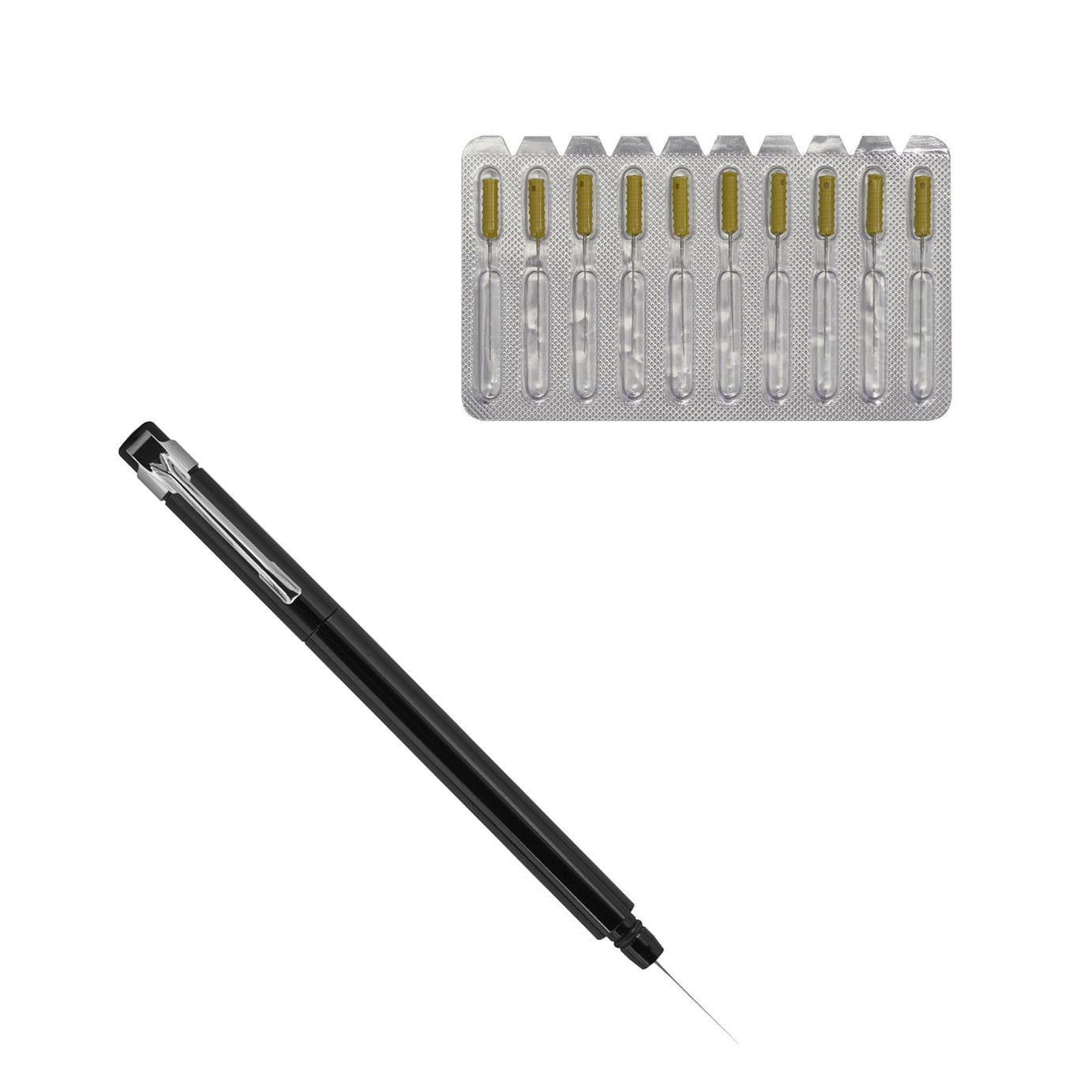 Sealey Paint Dirt Removal Pen with Needle Set Aluminium Pen
