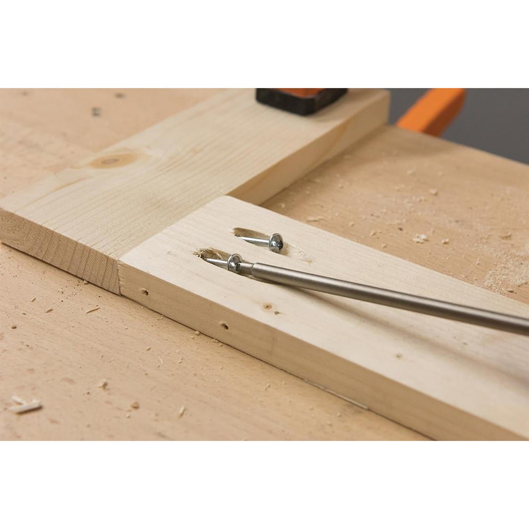 2PK Quick-Change Square Driver Set 152mm / 6" Magnetic Tips Hex Key