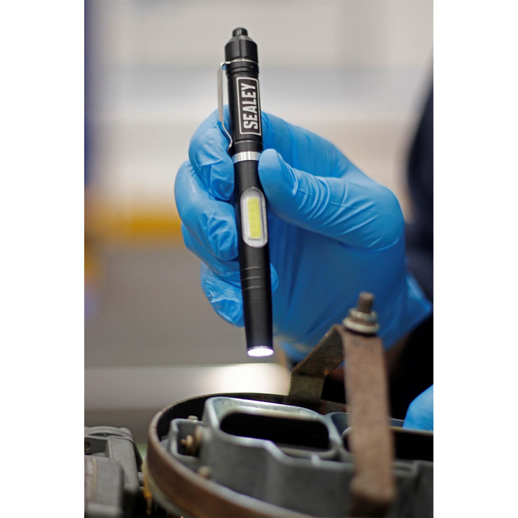 Sealey Aluminium Penlight 3W CREE XTE & 1W COB LED
