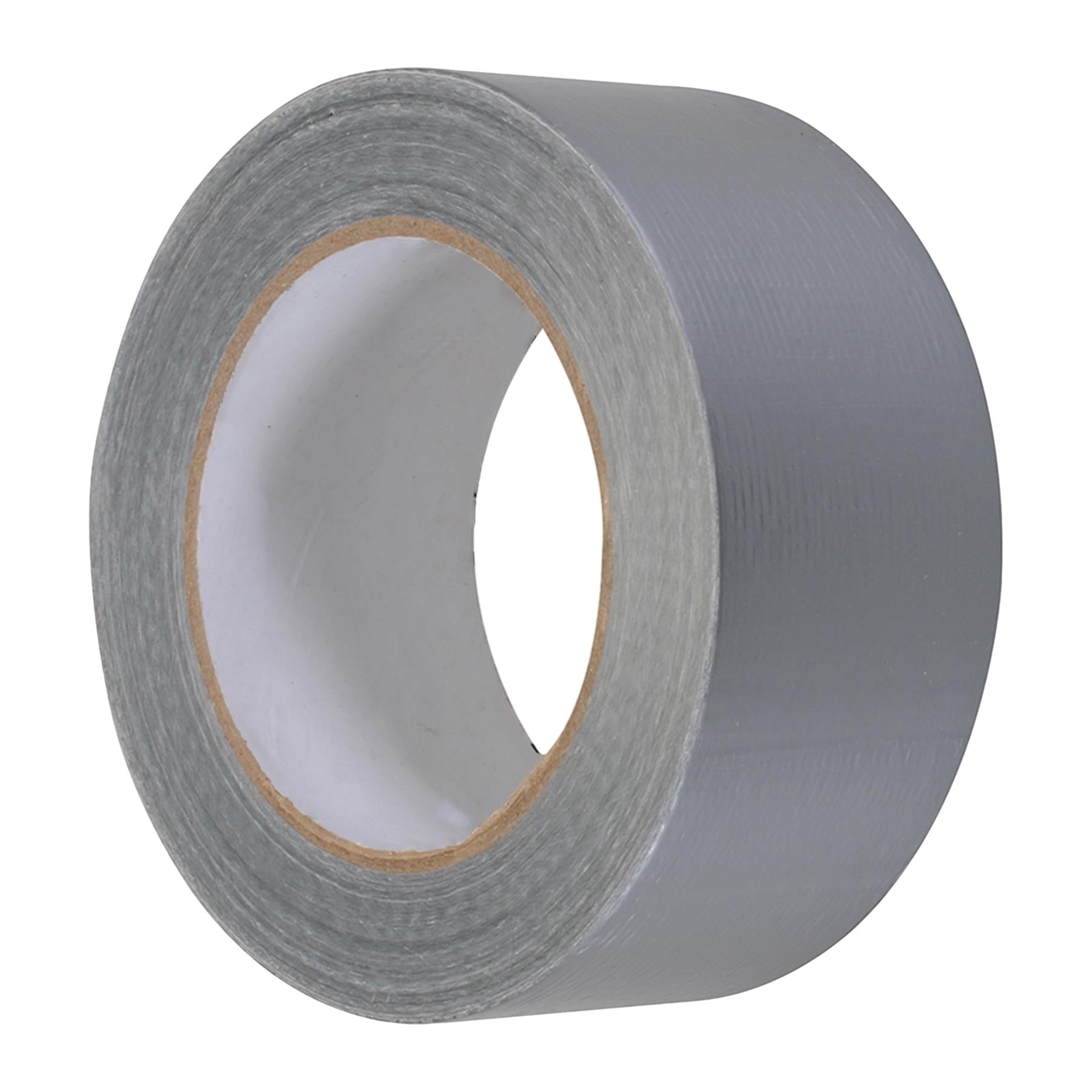 Duct Tape - 50mm X 50M Silver Polyethylene-Coated With Hot-Melt Glue Adhesive