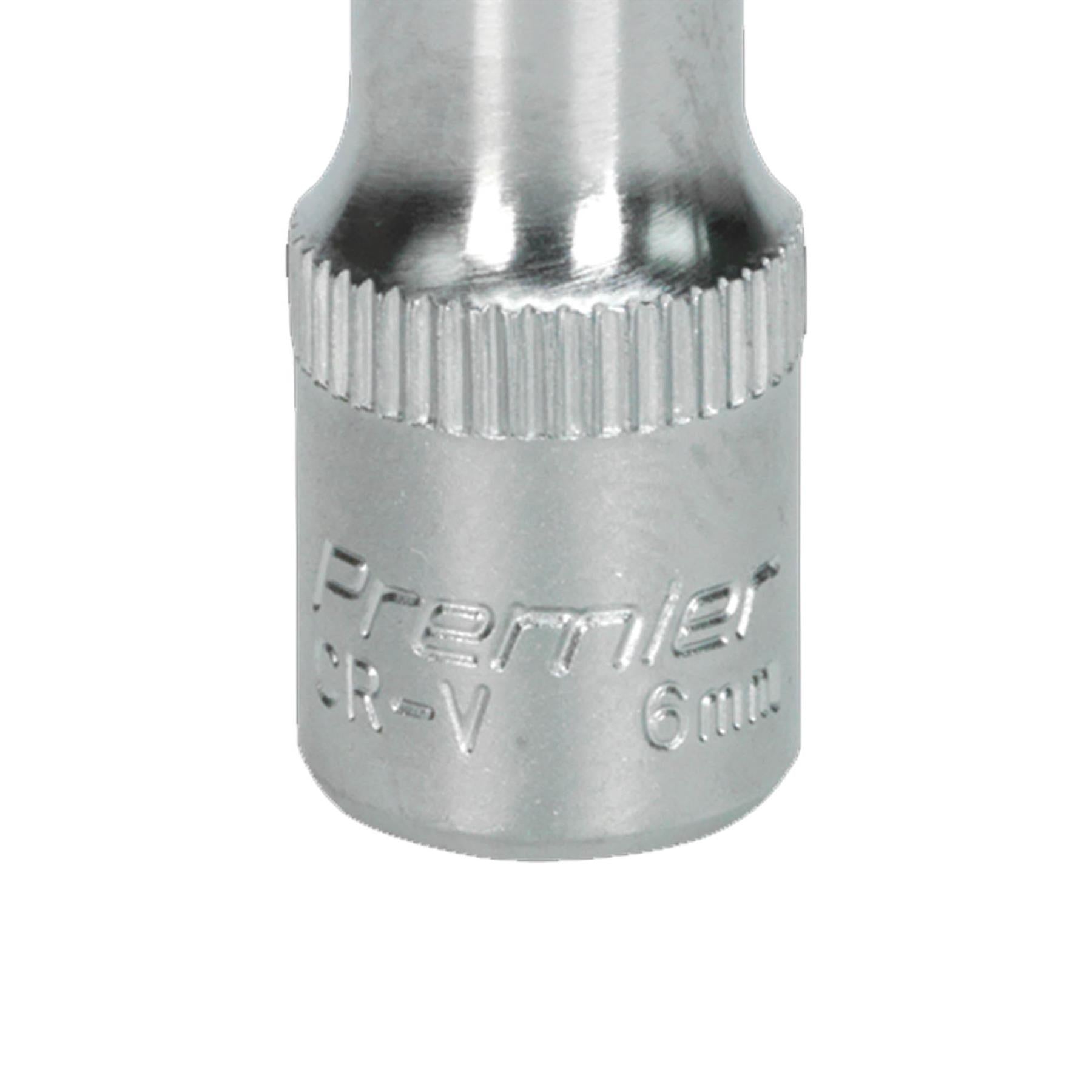 Sealey WallDrive Socket 6mm Deep 1/4"Sq Drive
