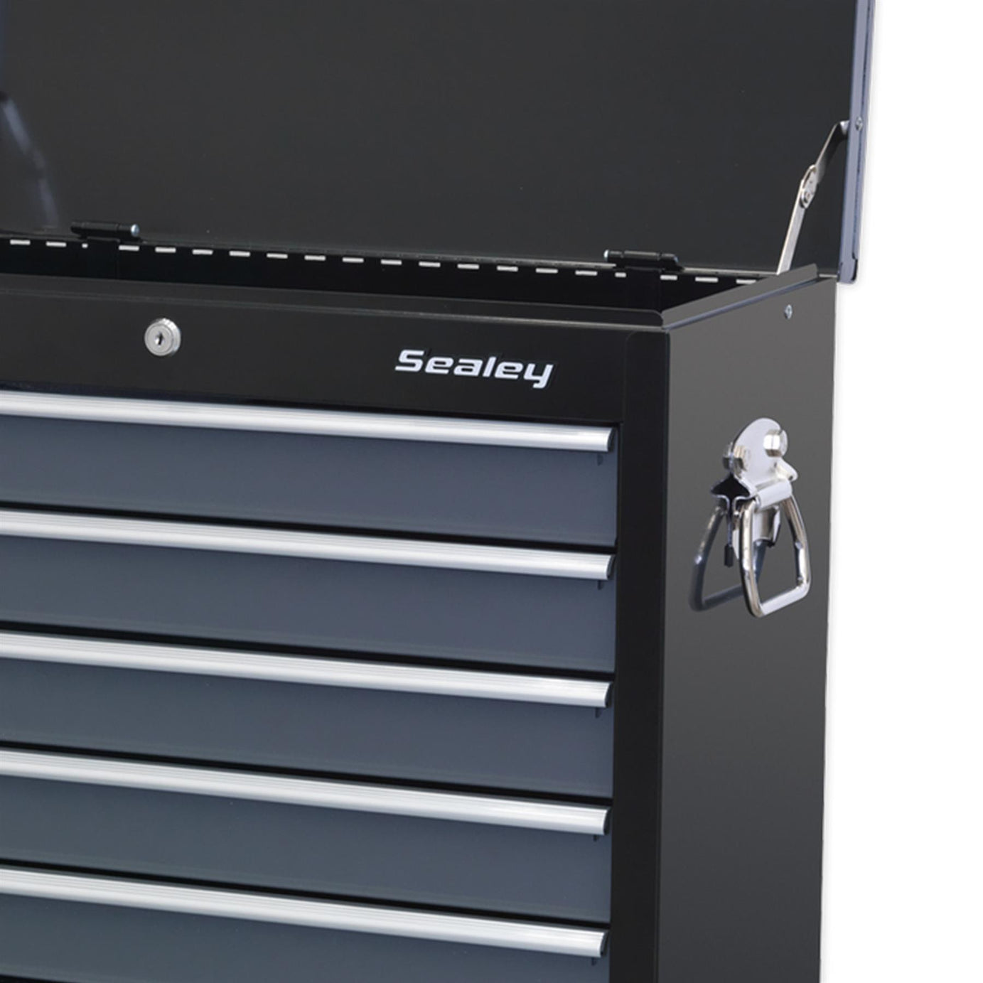 Sealey Topchest 5 Drawer with Ball Bearing Slides - Black/Grey