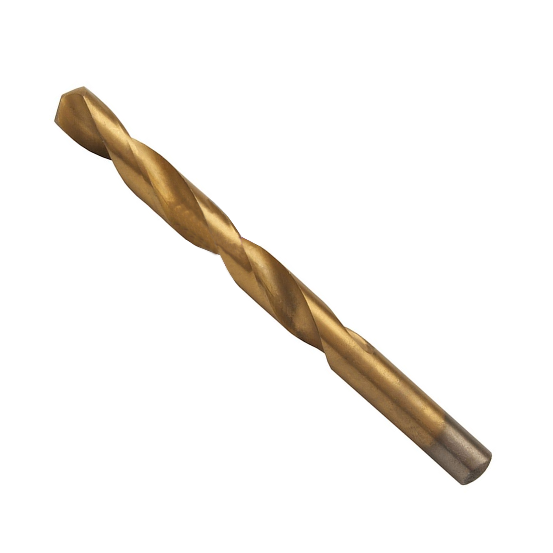 Hss Titanium-Coated Drill Bits 12.0mm Durable High Speed Metal Wood Plastic