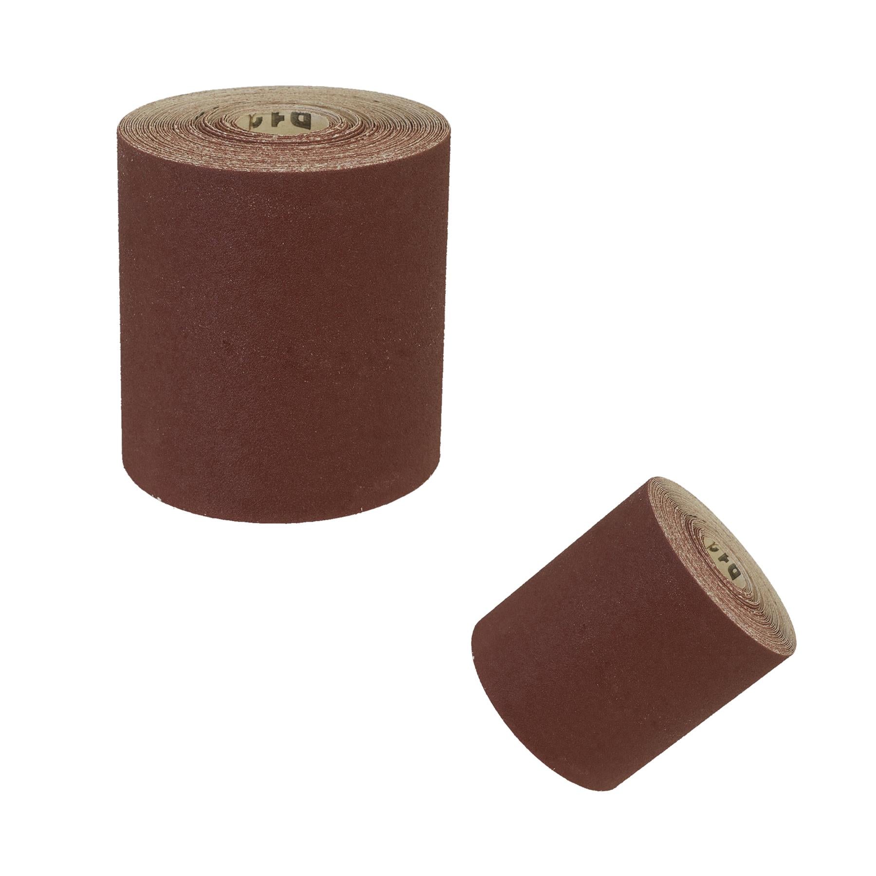 Production Sanding Roll 115mm x 10m - Medium 80Grit. Sealey