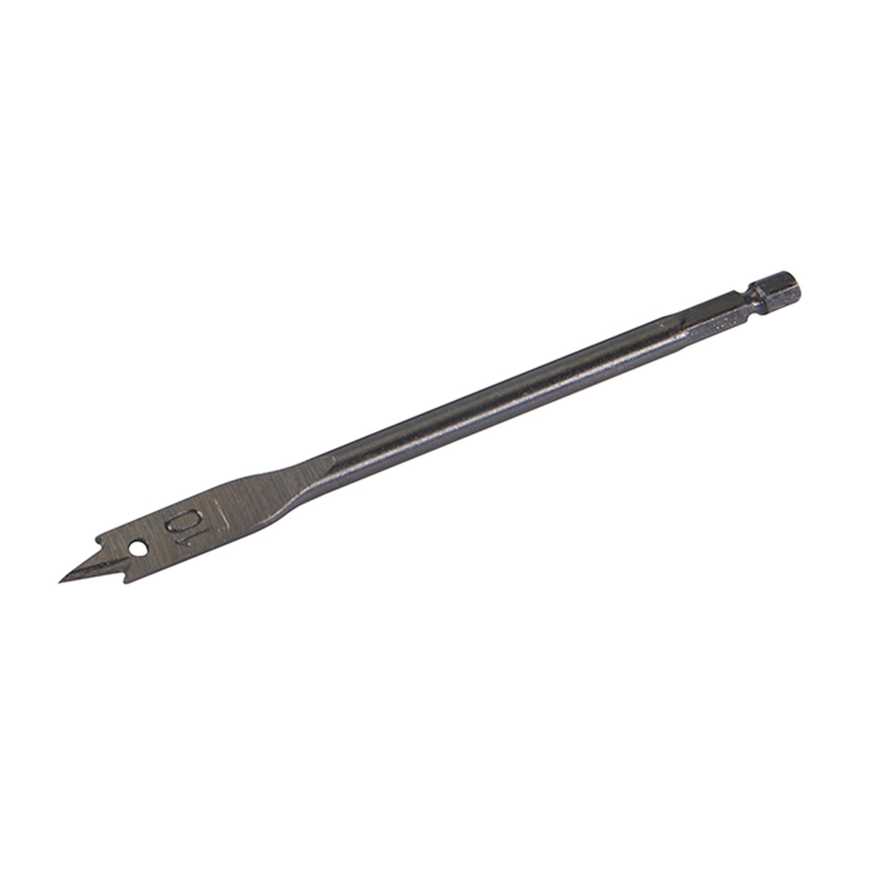 7Pce Plumber Flat Bit Set 10mm - 40mm Fully Hardened High Carbon Steel New