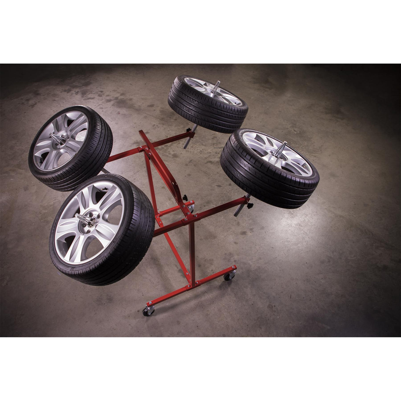 Sealey Alloy Wheel Painting/Repair Stand Heavy-Duty-4 Wheel Capcty