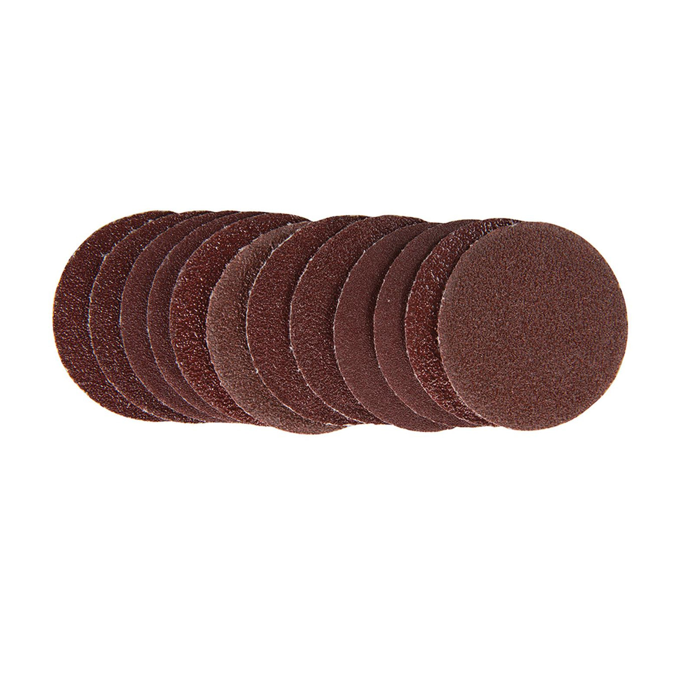 Self-Adhesive Sanding Discs 50mm 60Pk 20 x 60, 20 x 80, 20x120G Aluminium Oxide