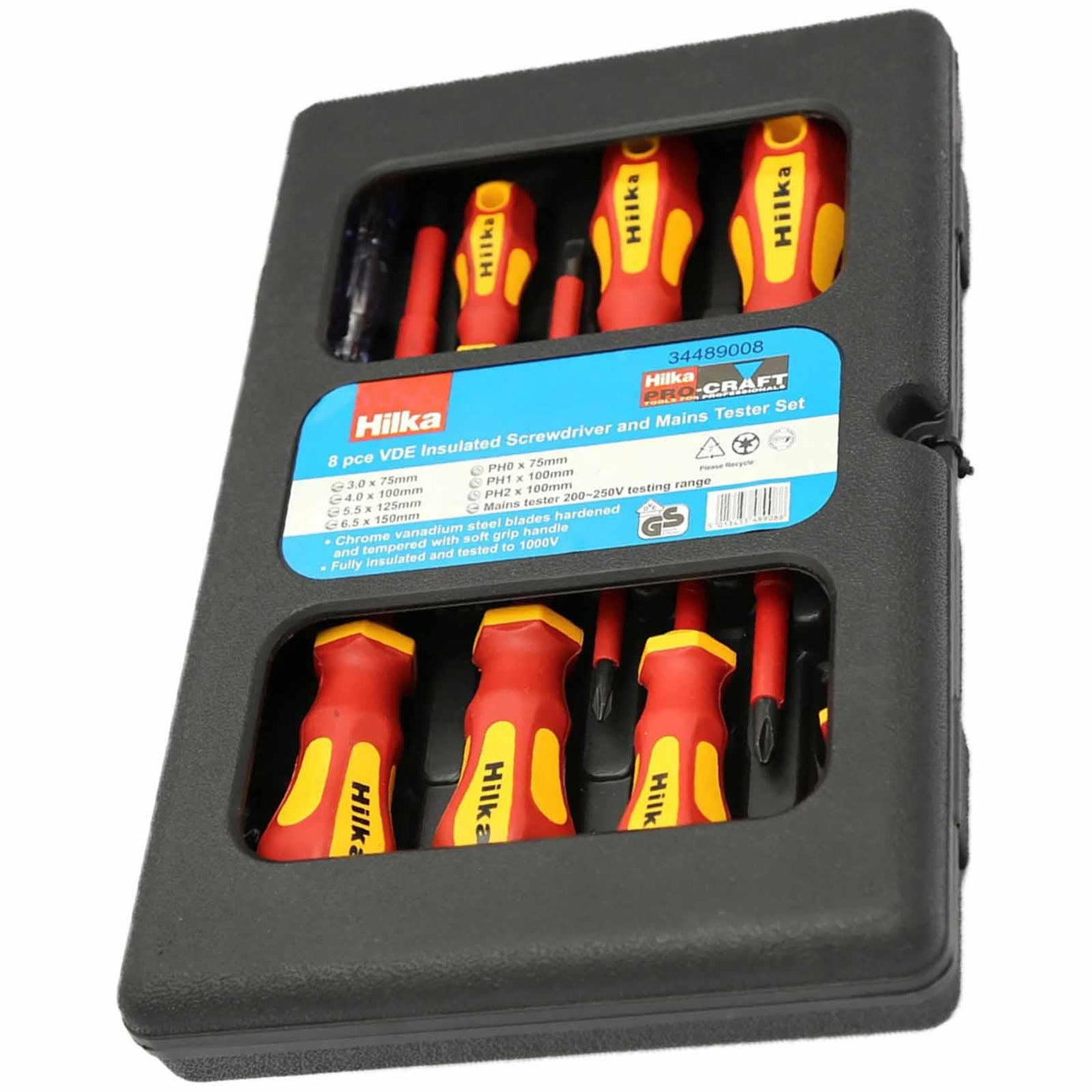 Hilka VDE Screwdriver Set 
